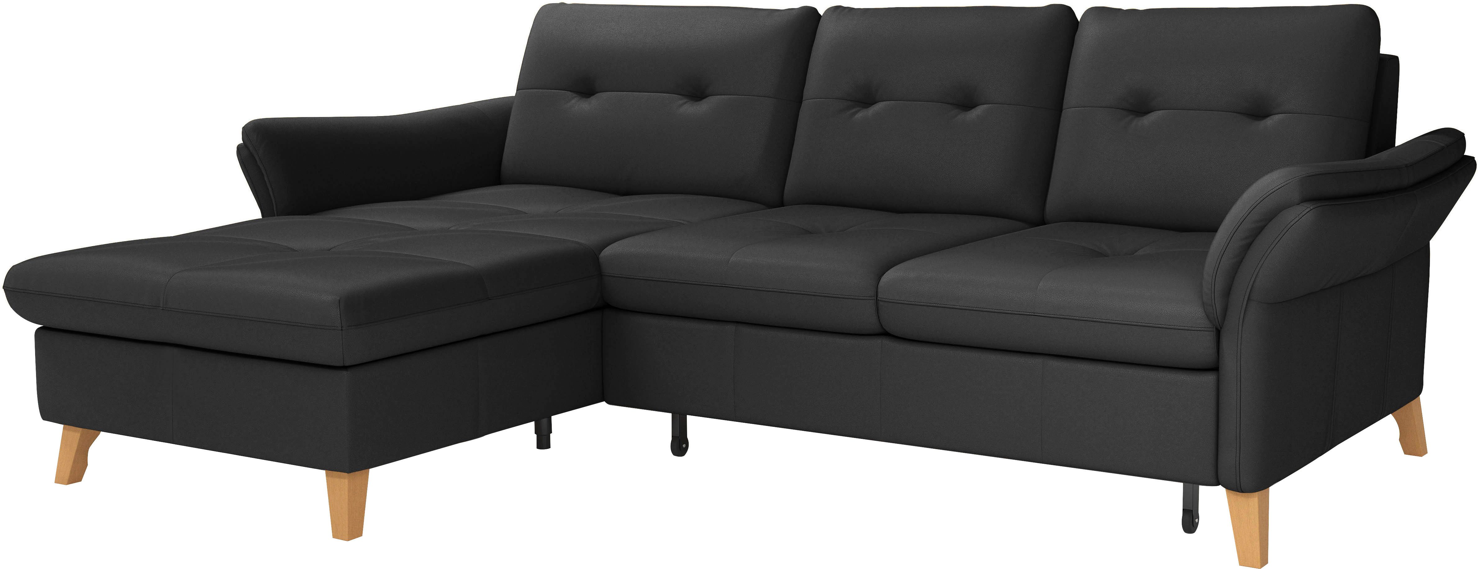 sit&more Hoekbank Göteborg Zitdiepteverstelling en binnenvering, naar keuze met slaapfunctie