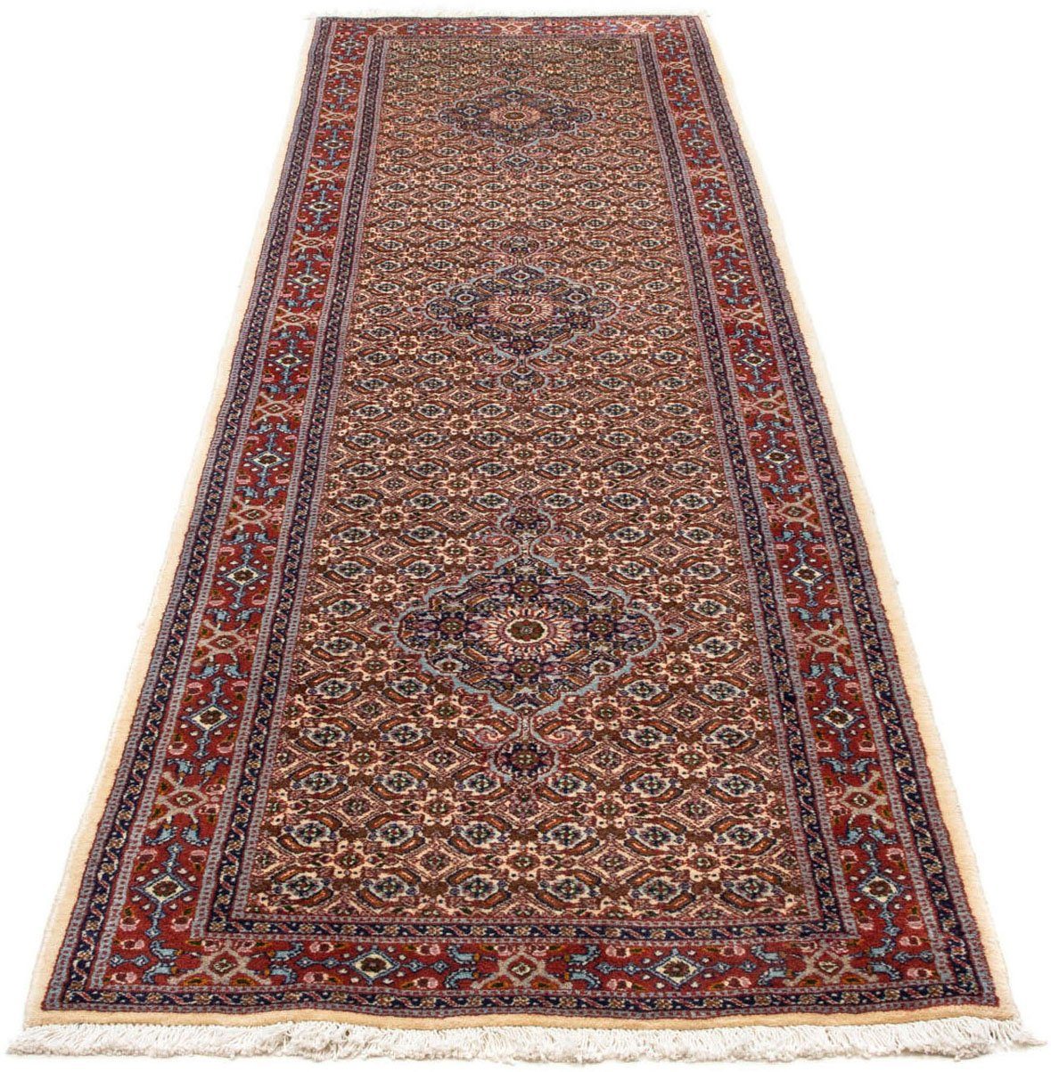 morgenland Wollen kleed Moud sterk gedessineerd beige 360 x 258 cm Uniek exemplaar met certificaat