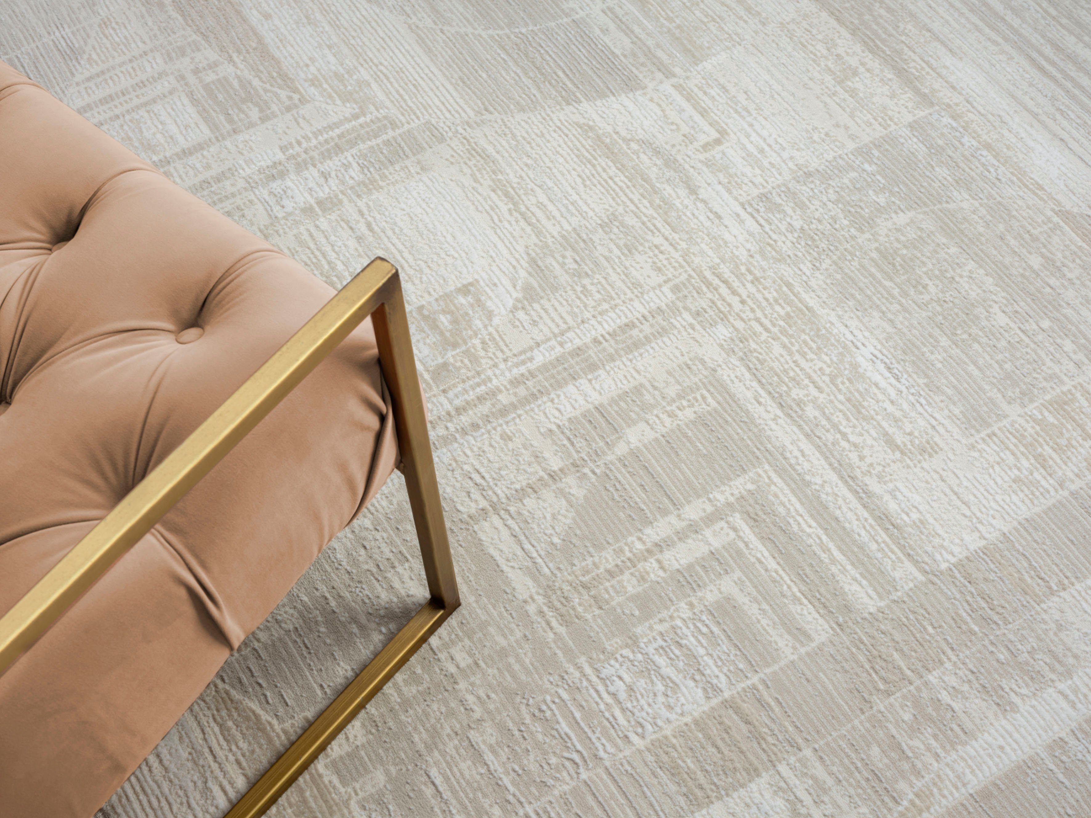 Myflair Möbel & Accessoires Vloerkleed My Circles Kortpolig, modern ontwerp, retro-stijl, met franjes, bijzonder zacht