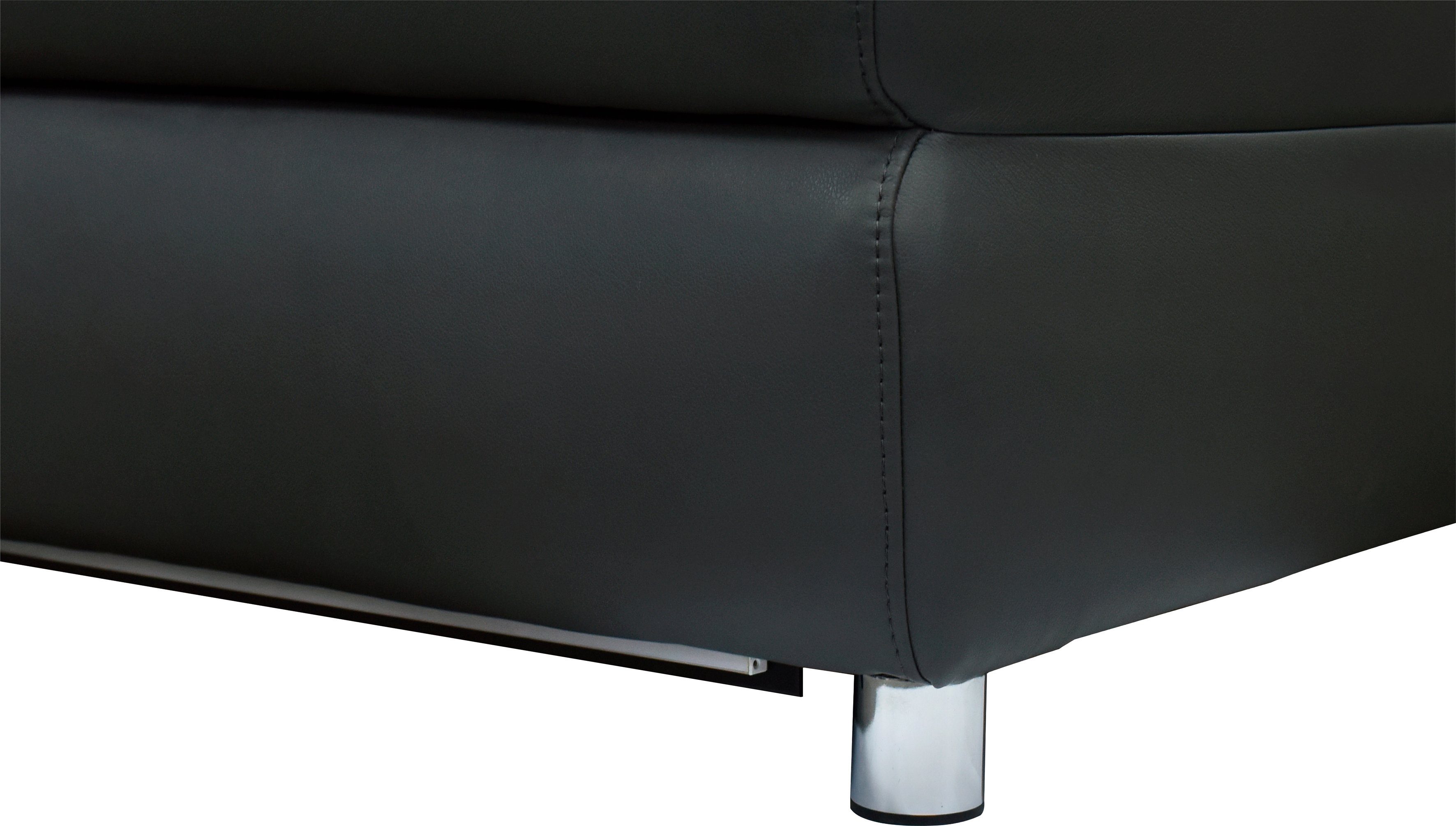 Places of Style 2-zitsbank Pareli 172 cm, handmatige en elektrische relaxfunctie USB, hoofdsteunverstelling, LED, in echt leer, kunstleer, web