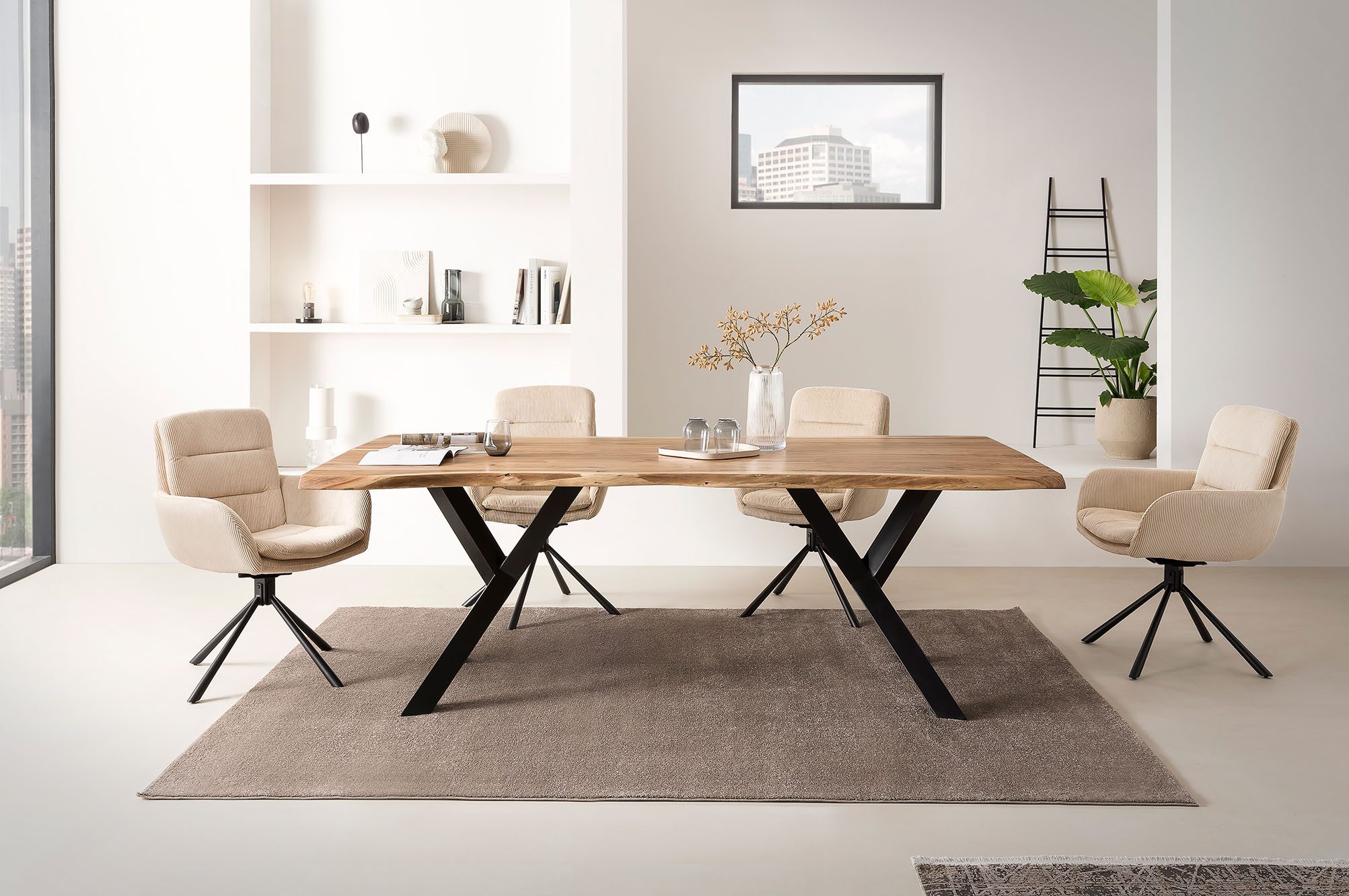 SalesFever Eettafel Massief hout geolied en tweevoudig gewaxt