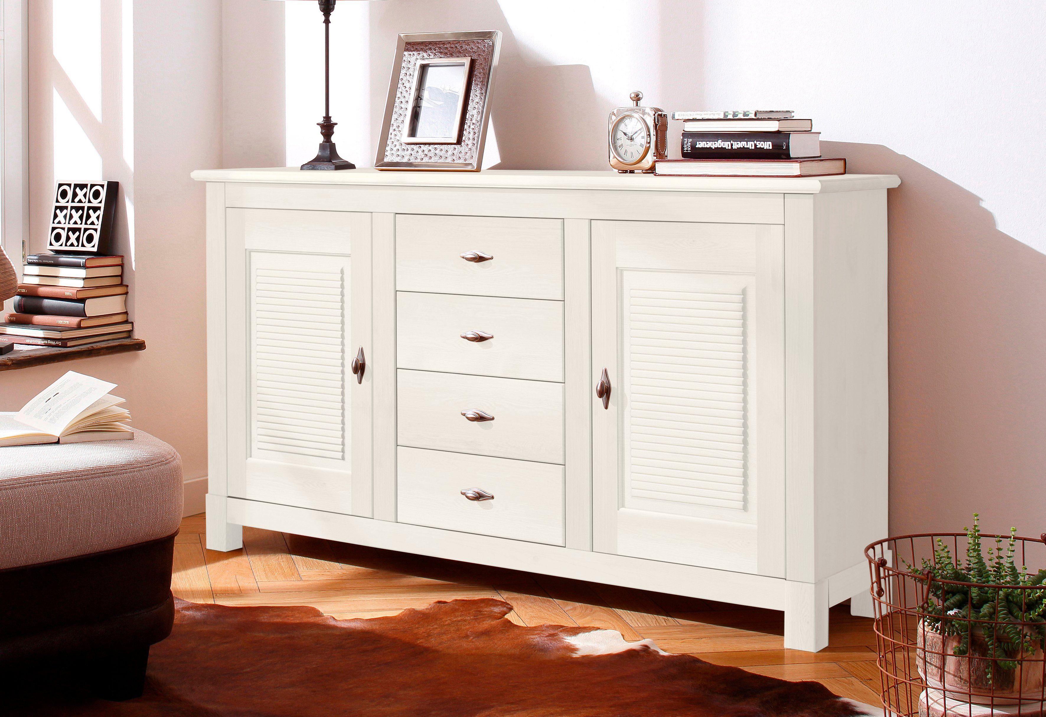 Home affaire Dressoir Rauna Commode, B/D/H: 150/37/84 cm