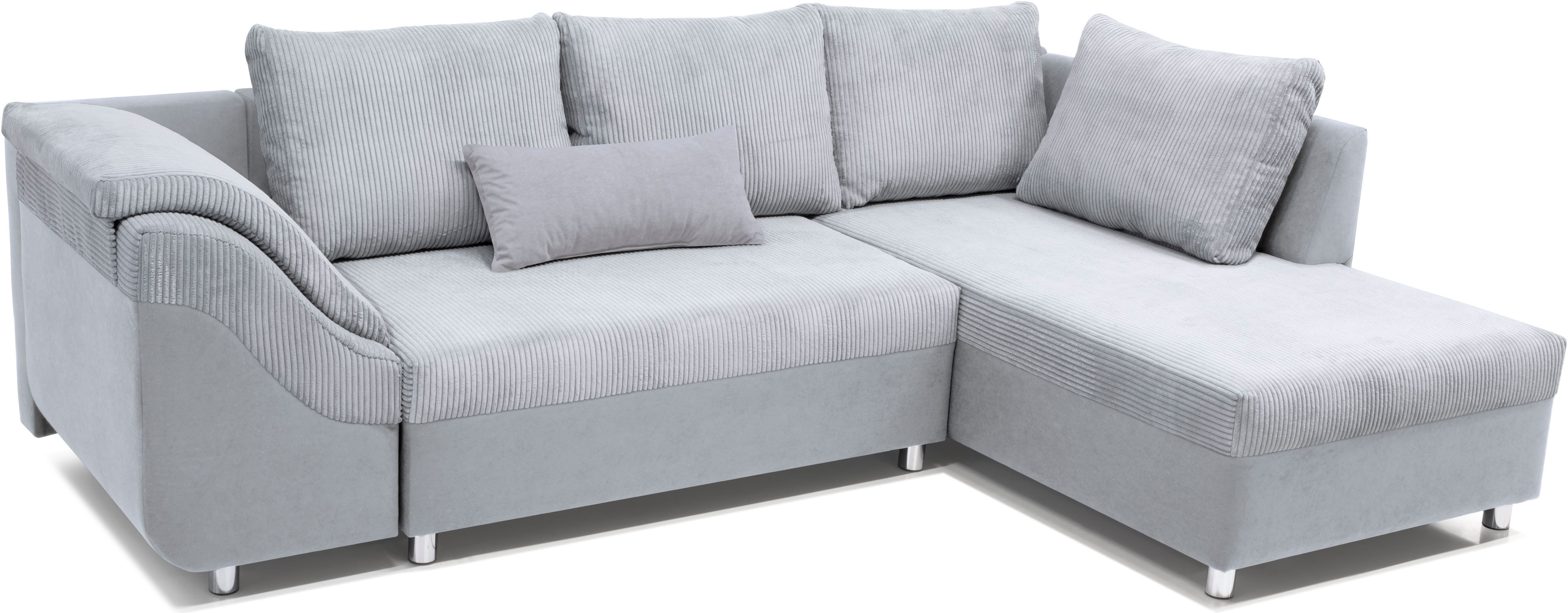 COLLECTION AB Hoekbank Sally L-vorm met en zonder slaapfunctie, inclusief losse rug- en sierkussens