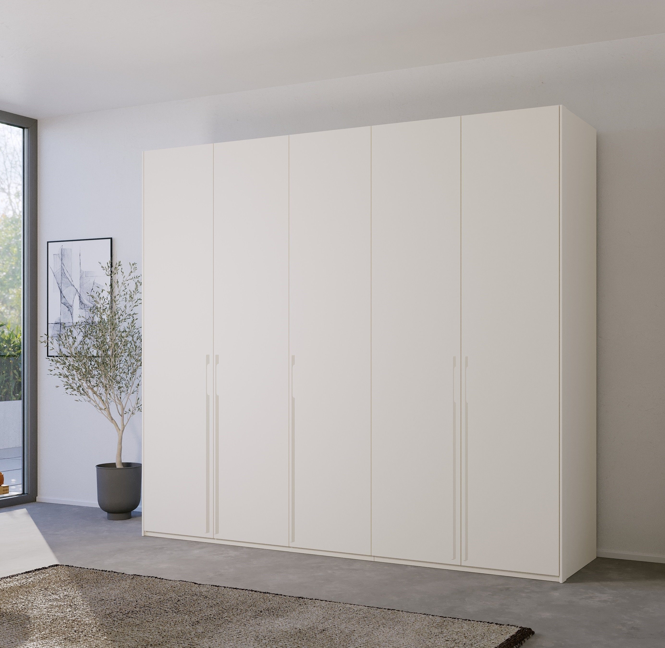 rauch Draaideurkast Skat Pure met elegante handgrepen en praktische inrichting