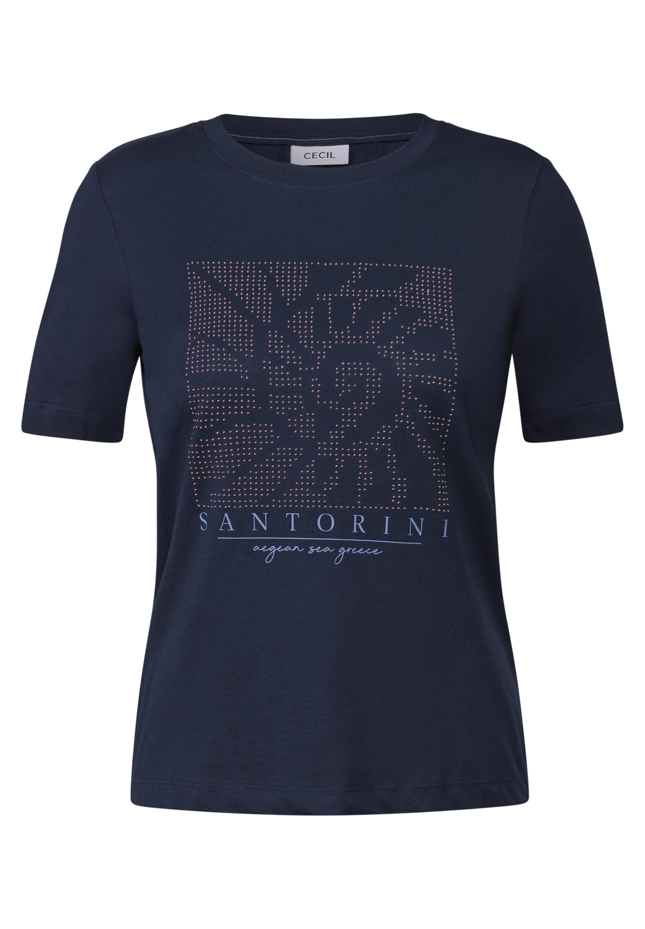 Cecil T-shirt met siersteentjes