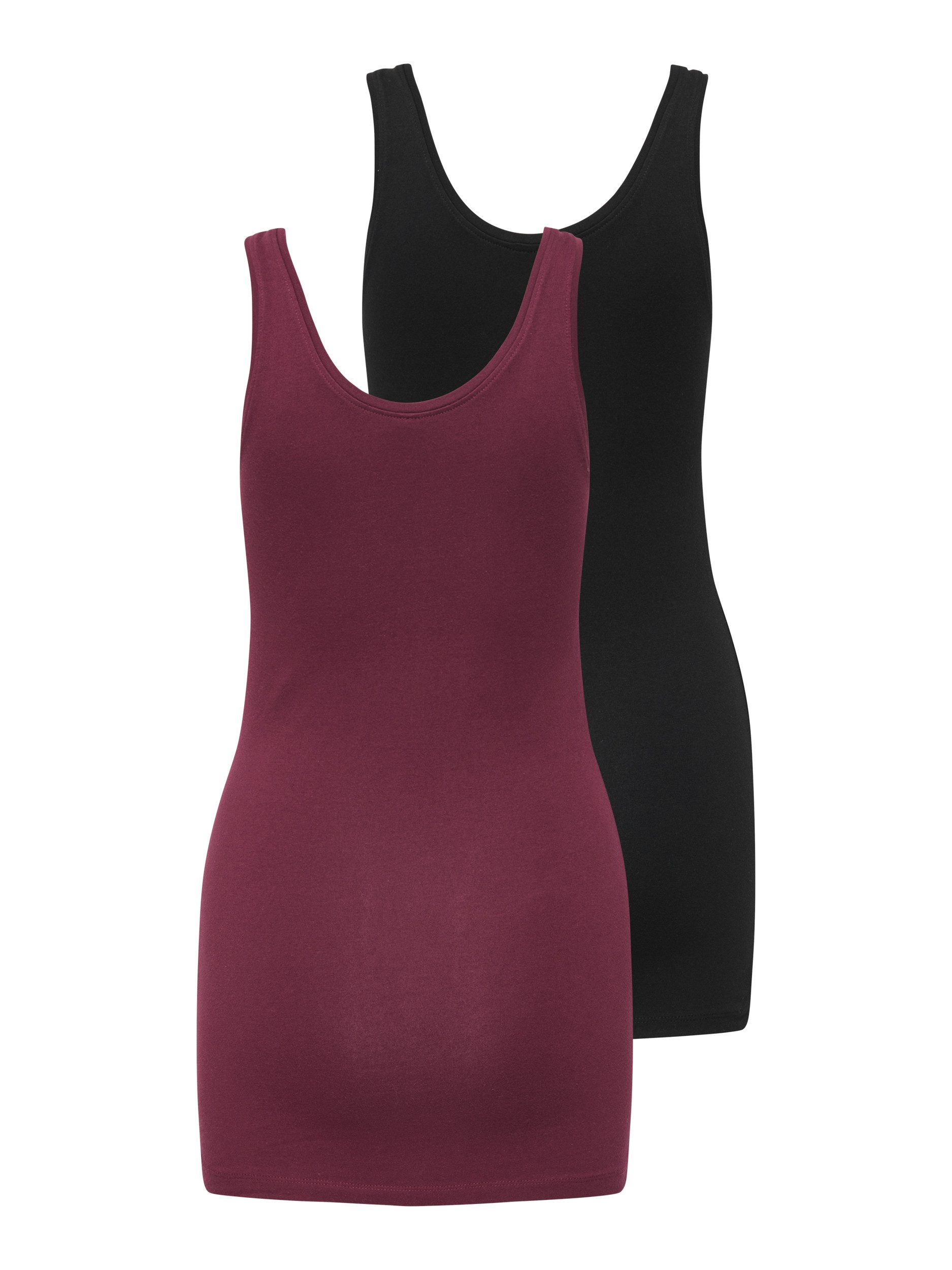 Only Tanktop ONLLIVE LOVE NEW LONG TT 2PACK NOOS (2-delig, Set van 2)