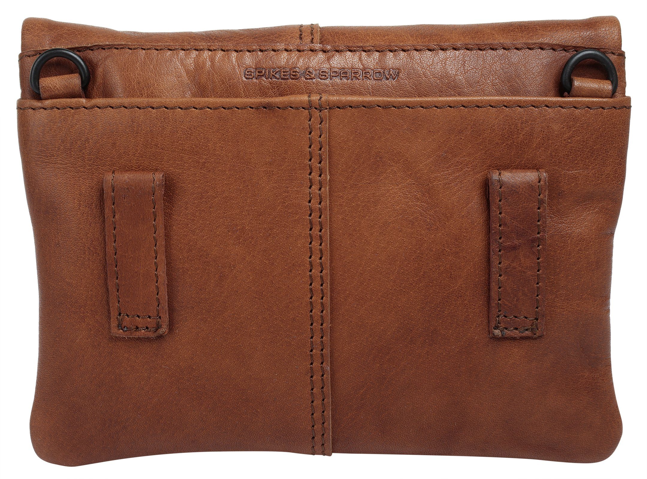 Spikes & Sparrow Schoudertas echt leder