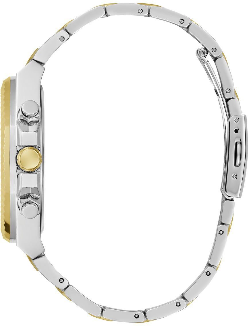 Guess Multifunctioneel horloge EQUITY Horloge, quartzhorloge, herenhorloge, stalen armband