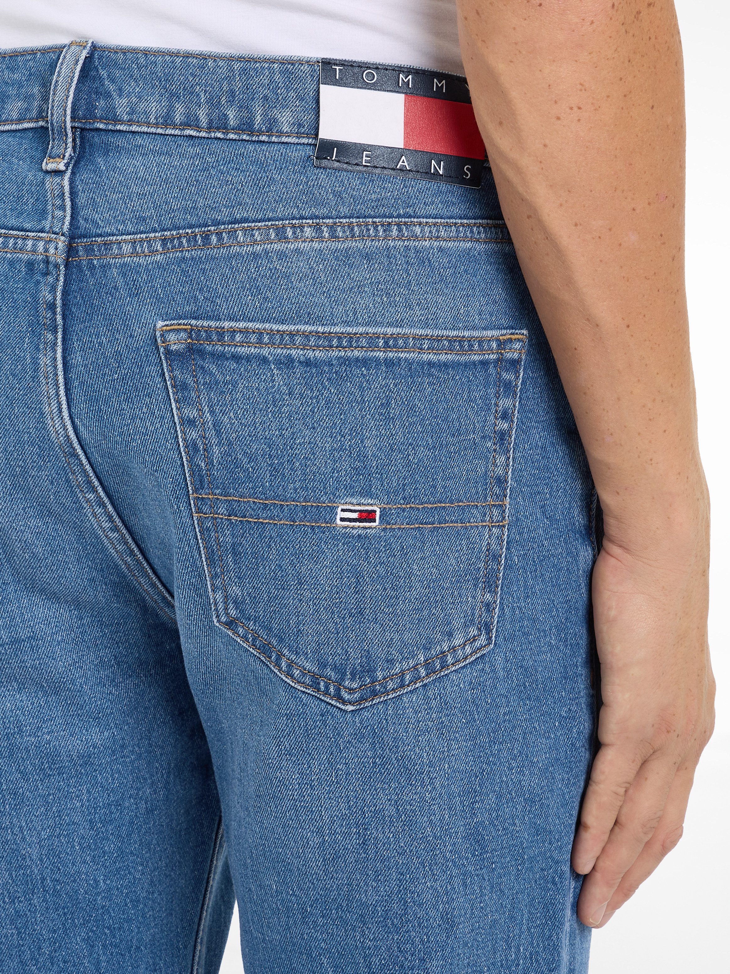 TOMMY JEANS Slim fit jeans RYAN SLIM STRAIGHT met gestempeld logo