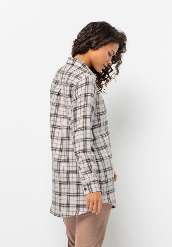 Jack Wolfskin Flanellen blouse MORGENLUFT SHIRT W