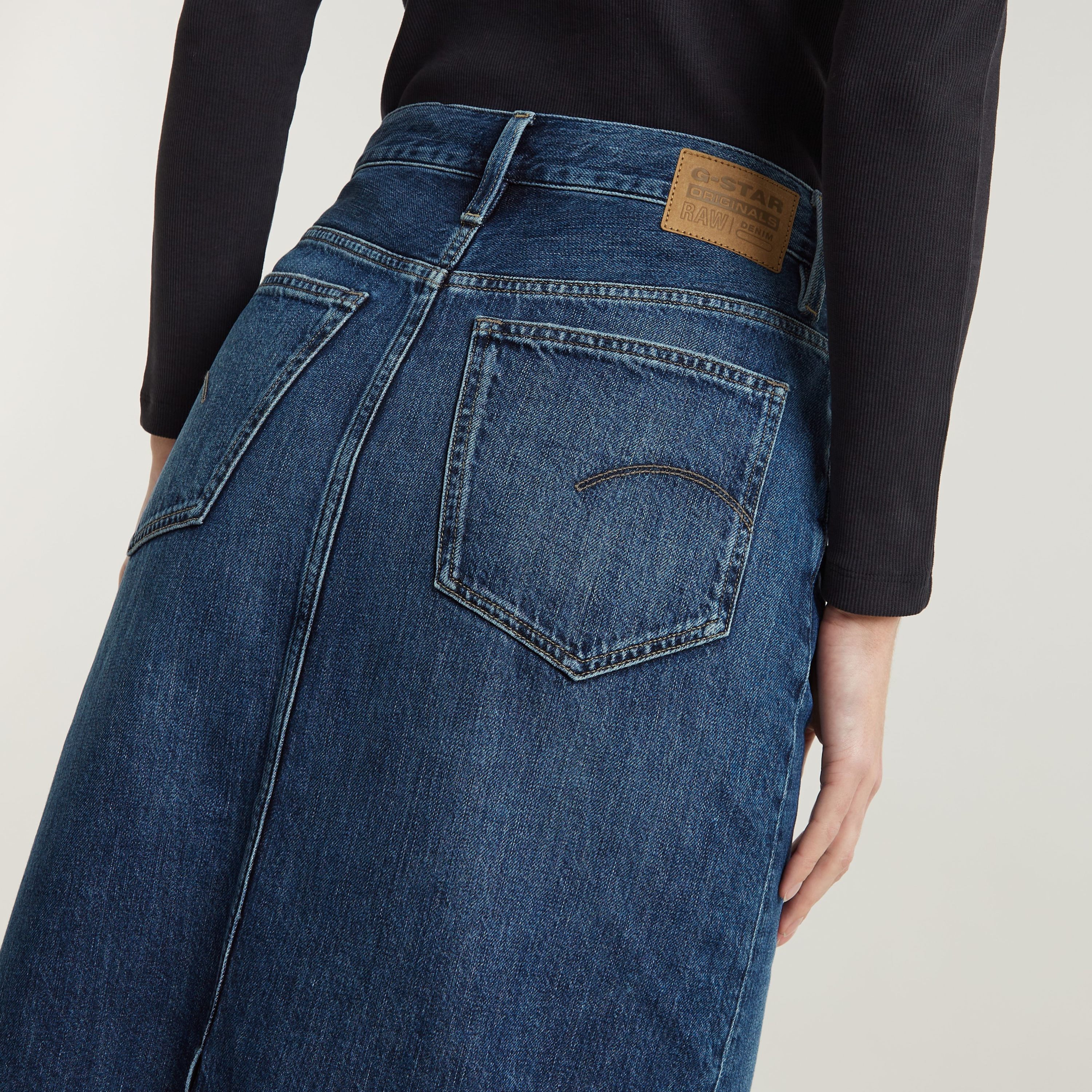 G-Star RAW Maxirok Viktoria Lange Rok dames