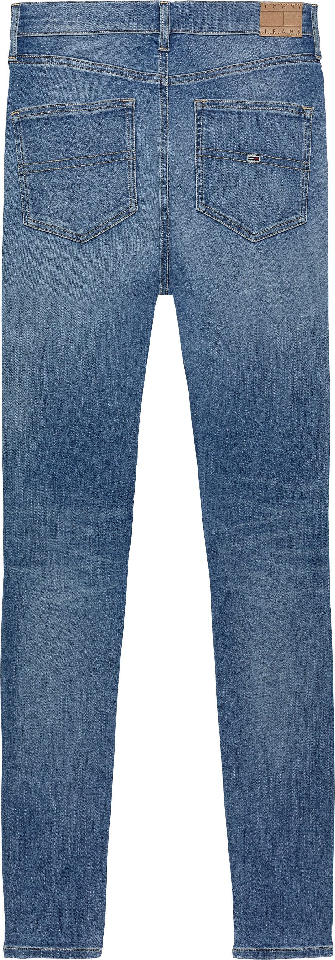 TOMMY JEANS Skinny fit jeans SYLVIA High Rise SKINNY in enkel lengte in blauwe wassingen