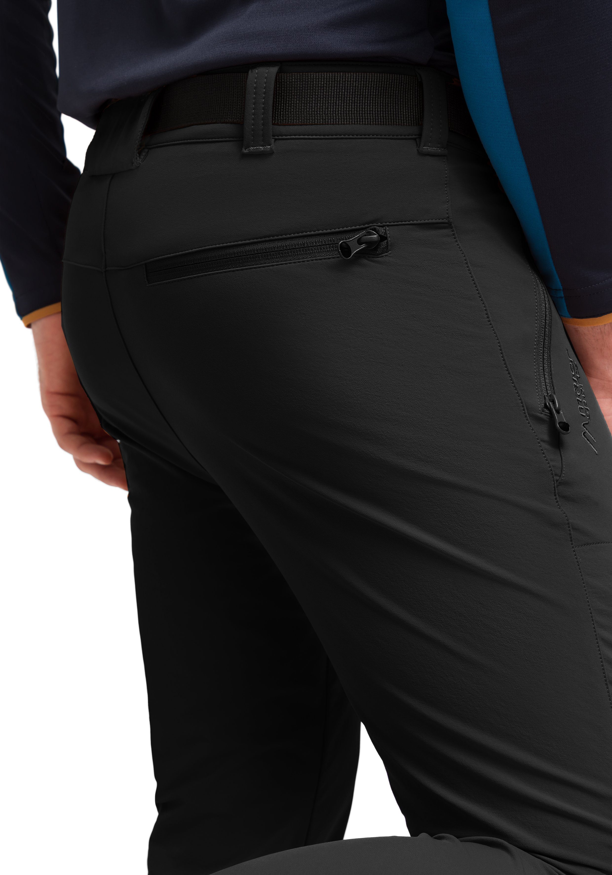 Maier Sports Functionele broek Naturno slim Heren wandbroek, elastische trekkingbroek, 4 zakken, Slim Fit