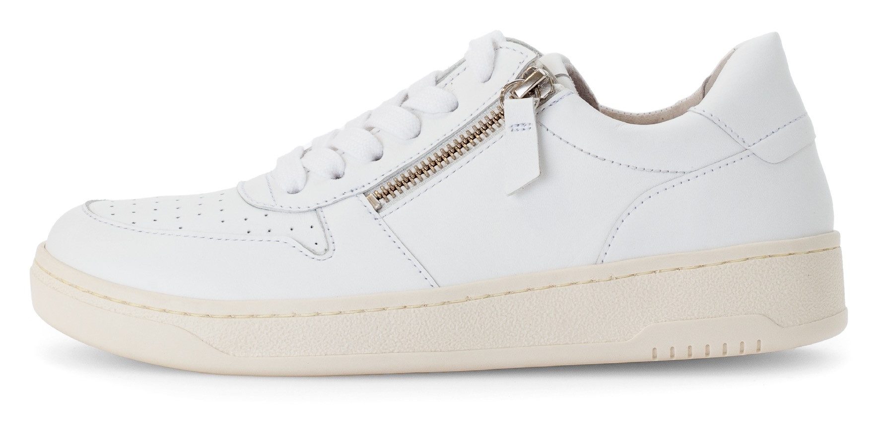 Gabor Plateausneakers , vrijetijdsschoen, lage schoen, veterschoen in basketlook