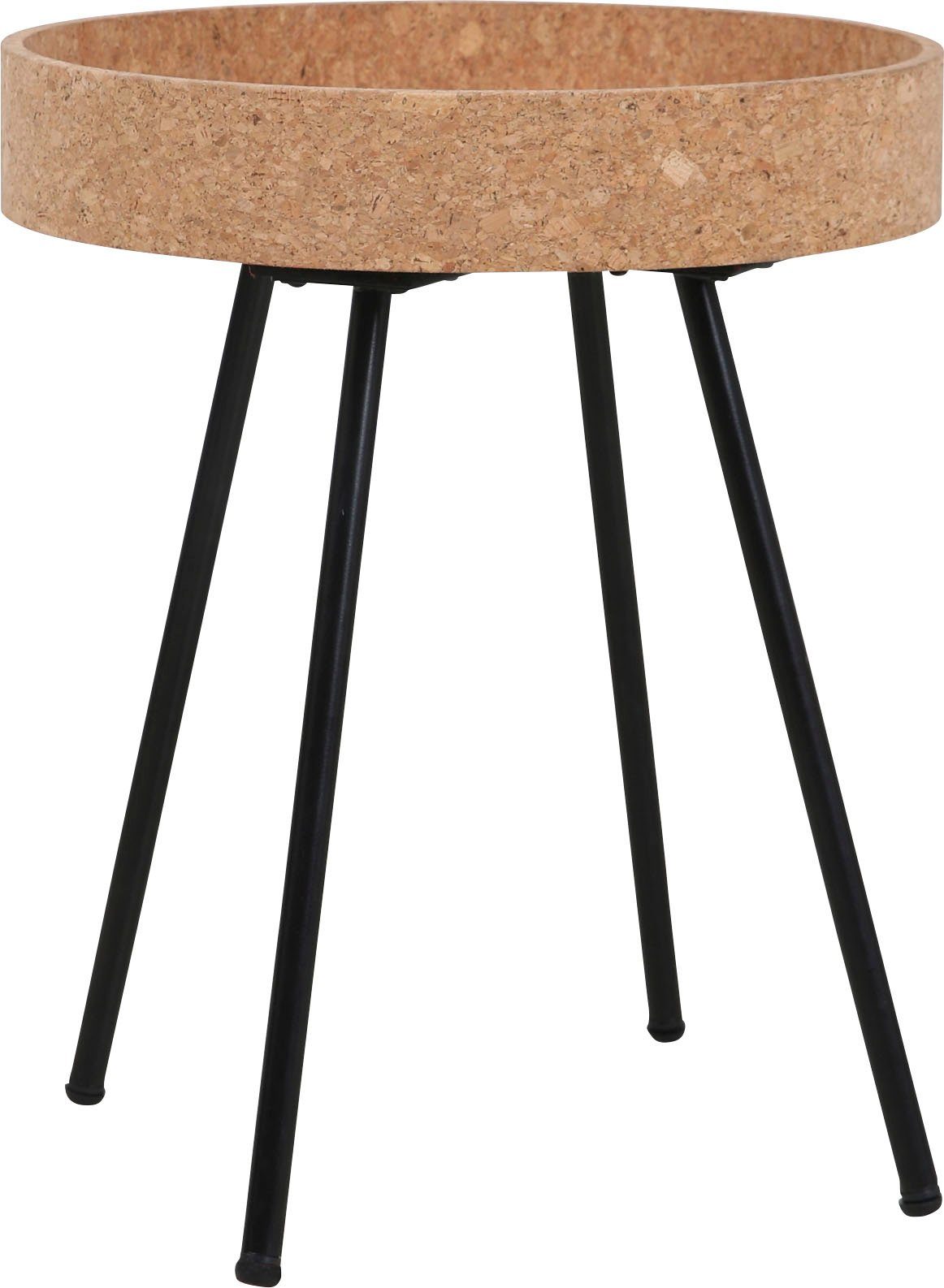 Home affaire Bijzettafel Tafelbladen van kurk (set, 2 stuks)