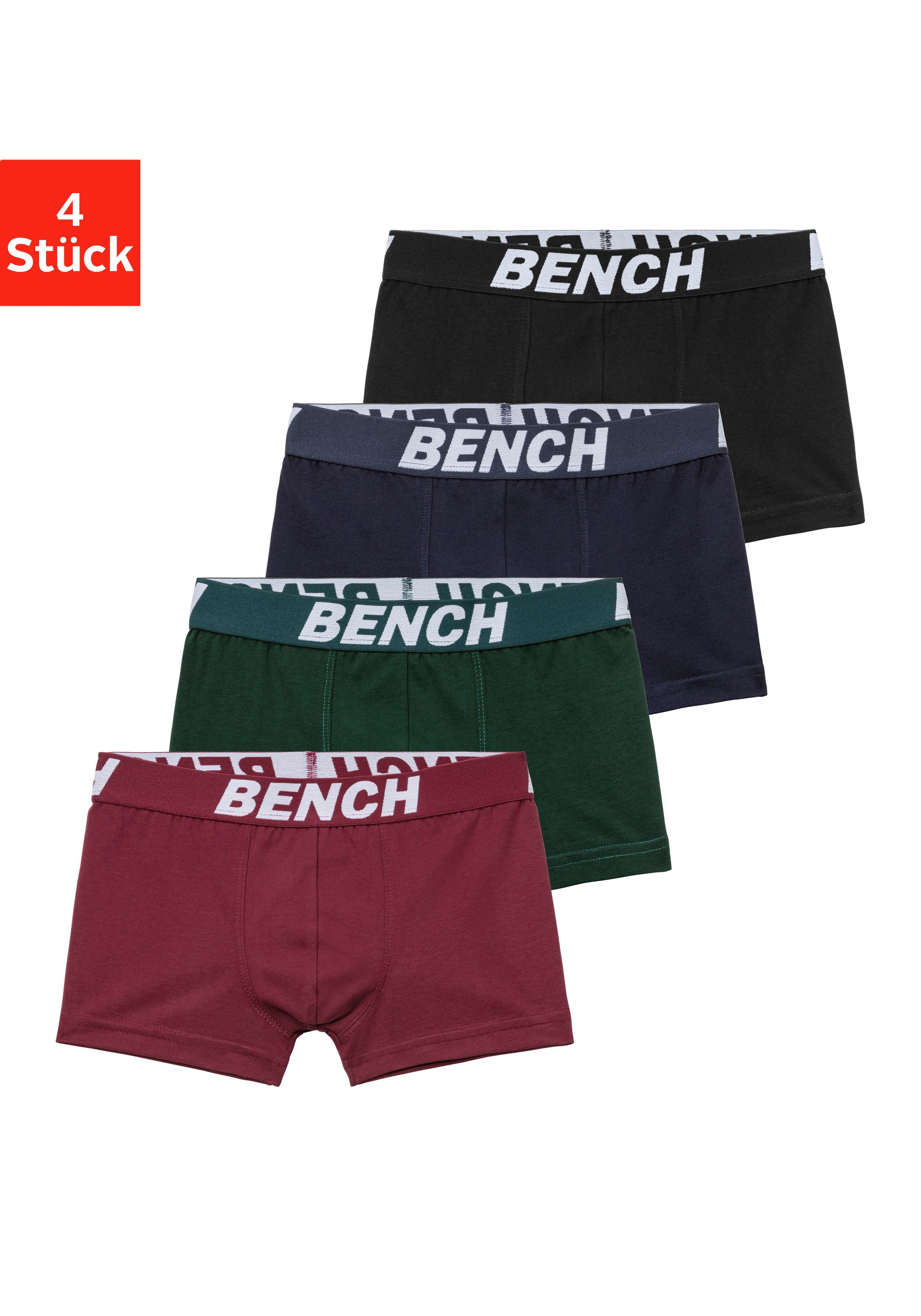 Bench. Boxershort voor jongens met bench opschrift op de band (set, 4 stuks)