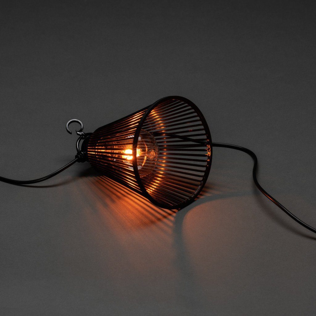 KONSTSMIDE Led-lichtsnoer Biergarten - Uitbreiding 10 heldere lampen / amberkleurige diodes