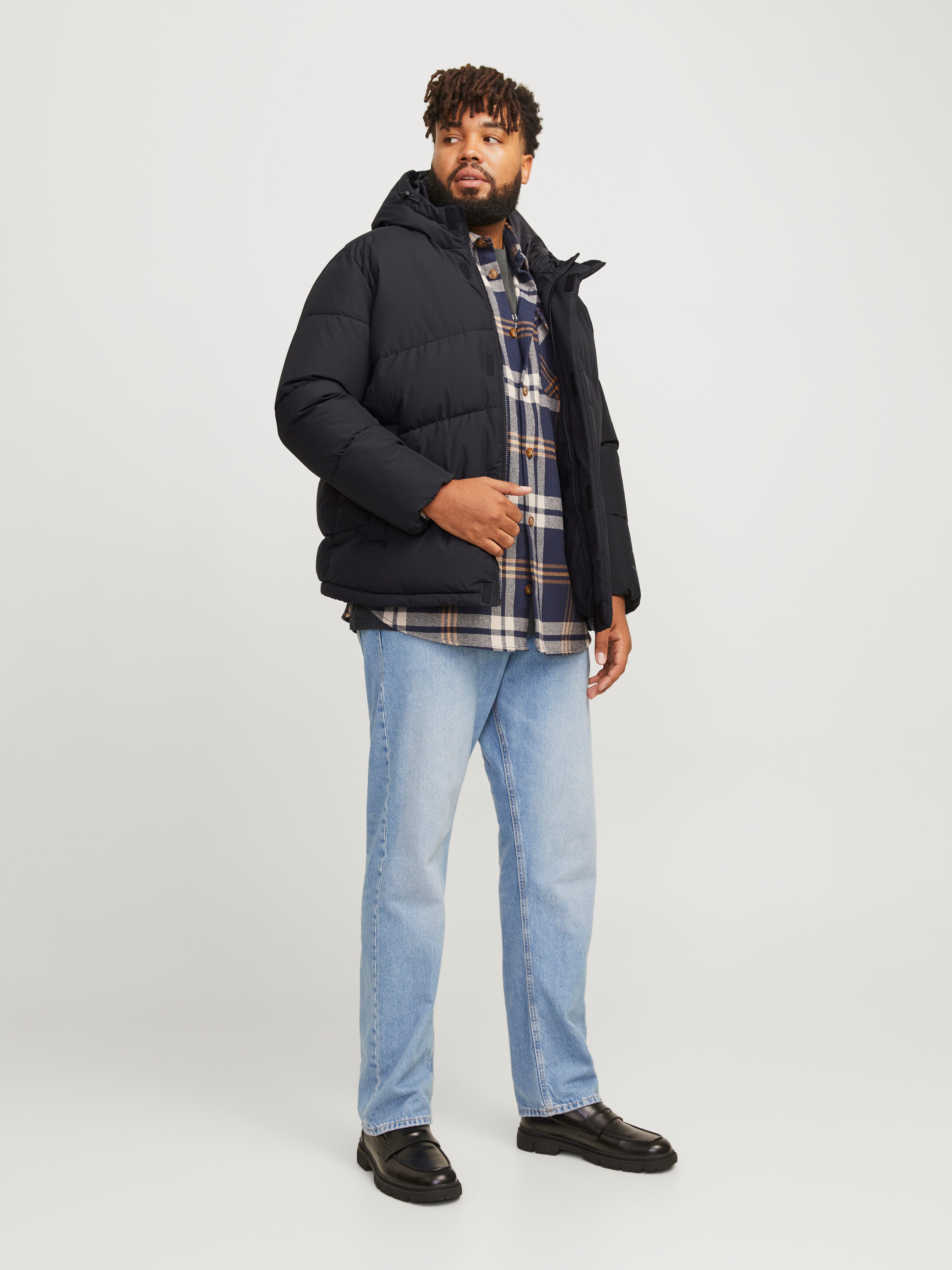 Jack & Jones PlusSize Gewatteerde jas JJWORLD PUFFER JACKET PLS