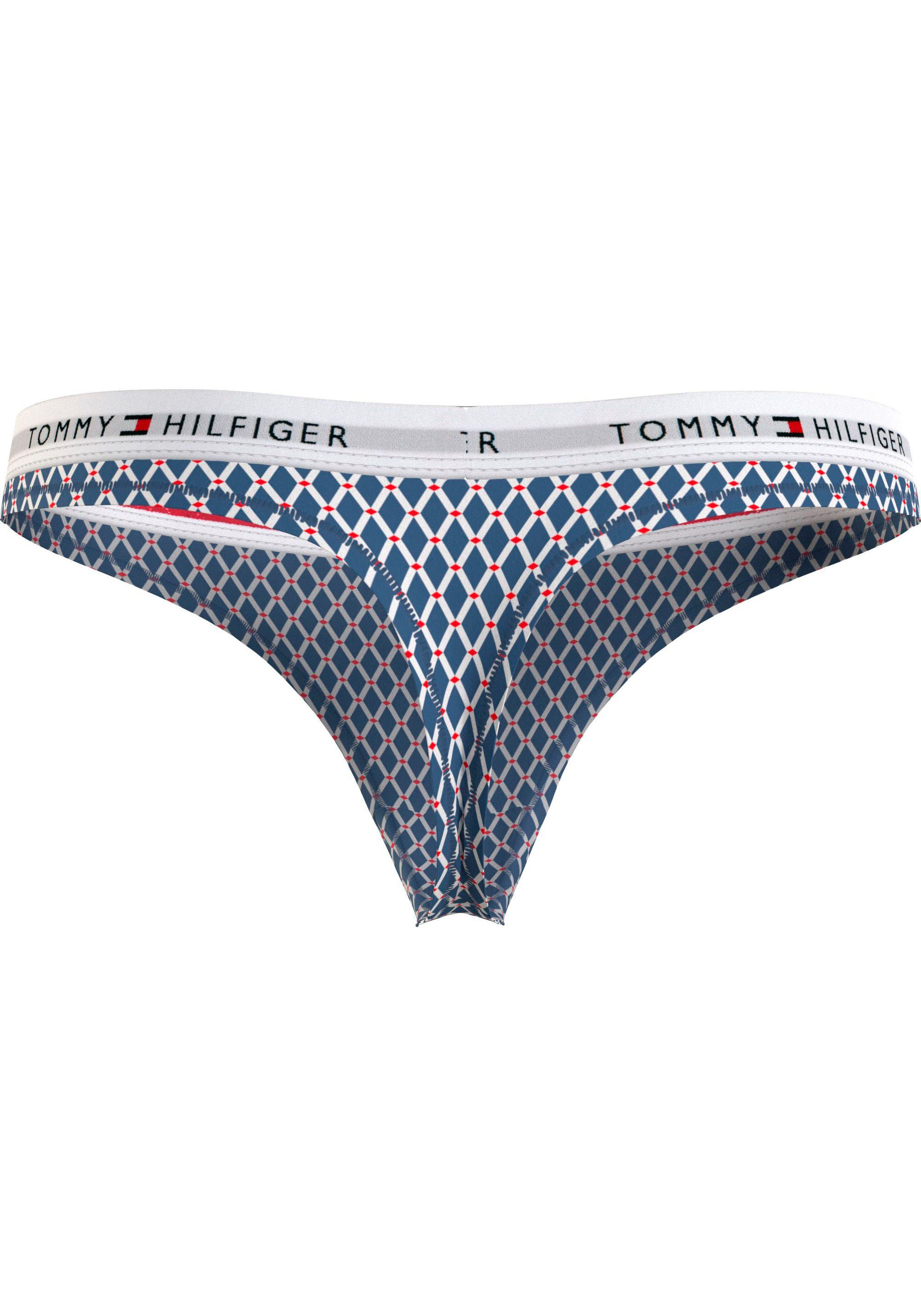 Tommy Hilfiger Underwear Slip THONG PRINT met een logo-opschrift
