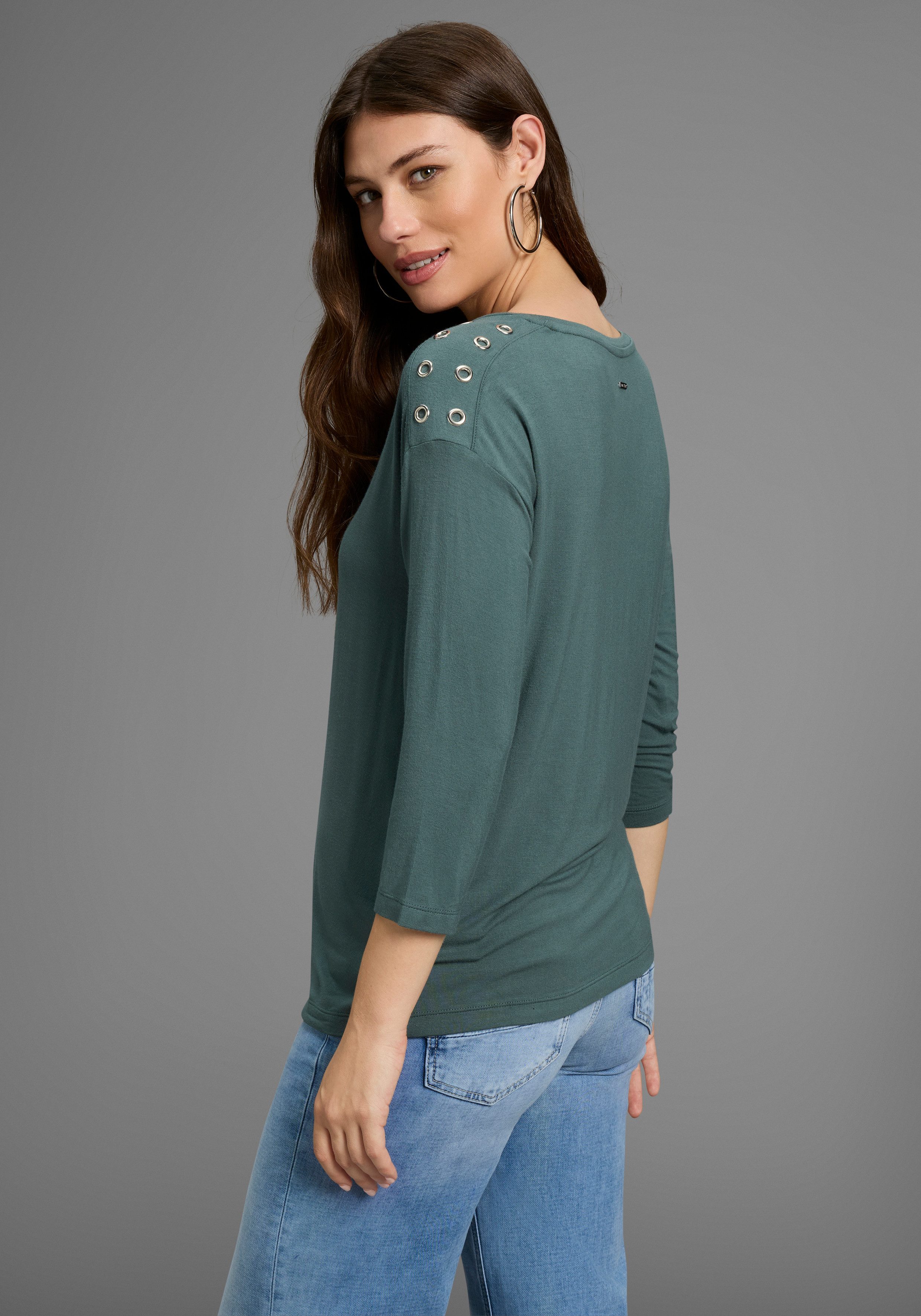 Laura Scott Shirt met 3/4 mouwen