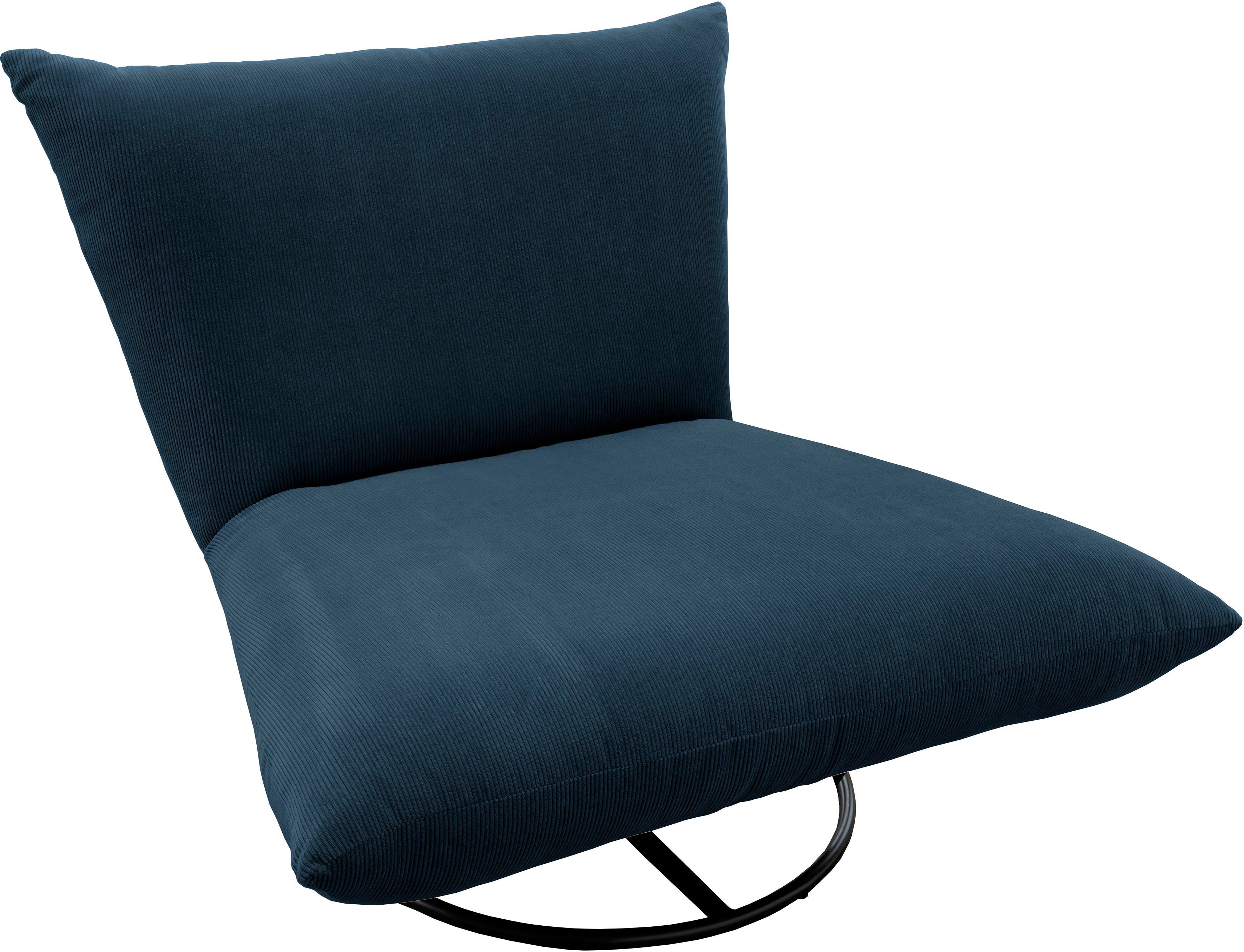 INOSIGN Draaibare fauteuil Cremona 360° draaibaar met metalen voet