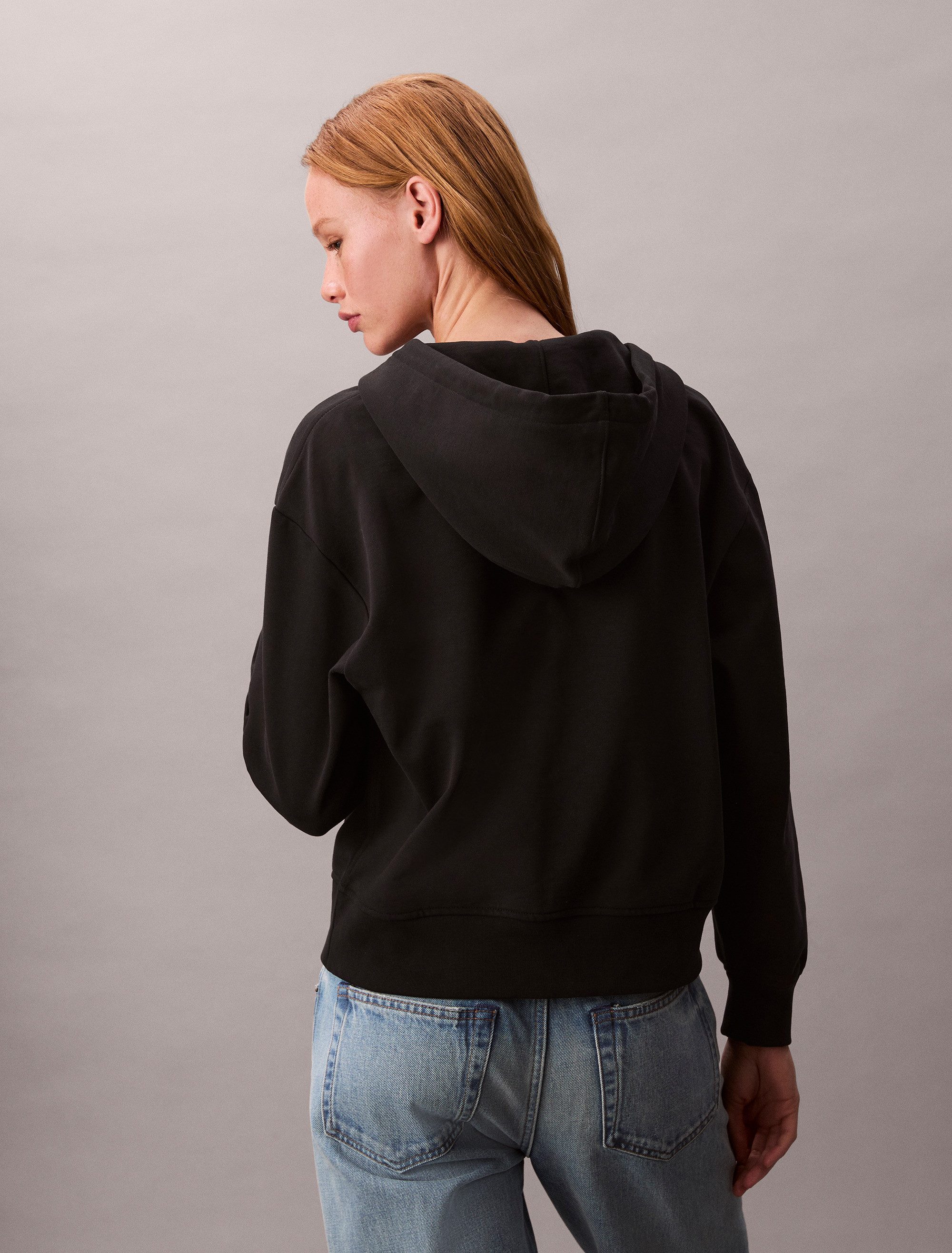 Calvin Klein Hoodie ARCHIVE LOGO FRENCH TERRY FZ HOO