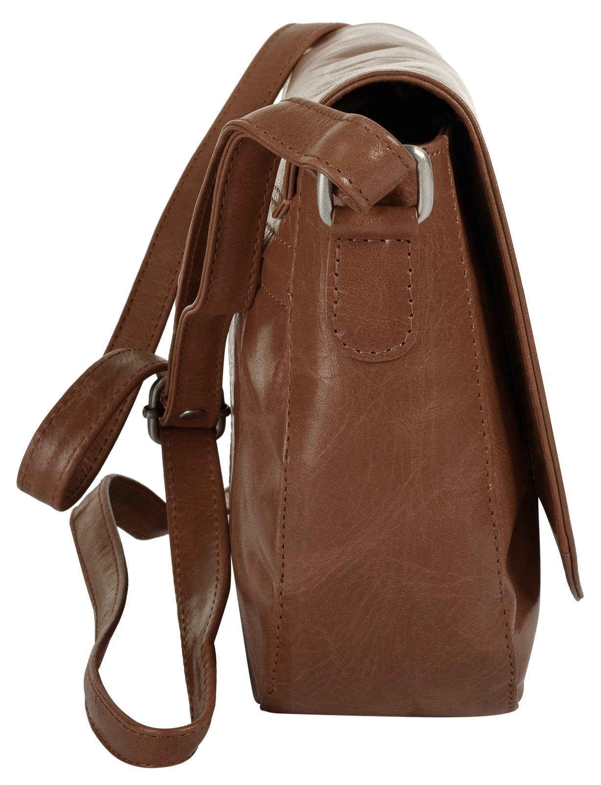 Bruno Banani Schoudertas Mandala echt leder