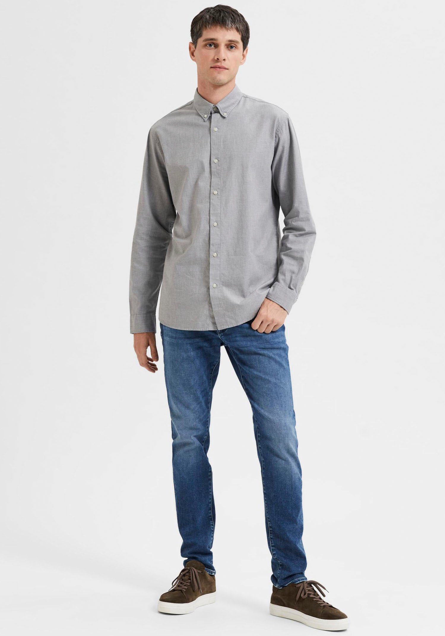 SELECTED HOMME Overhemd met lange mouwen SLHSLIMTHEO SHIRT LS