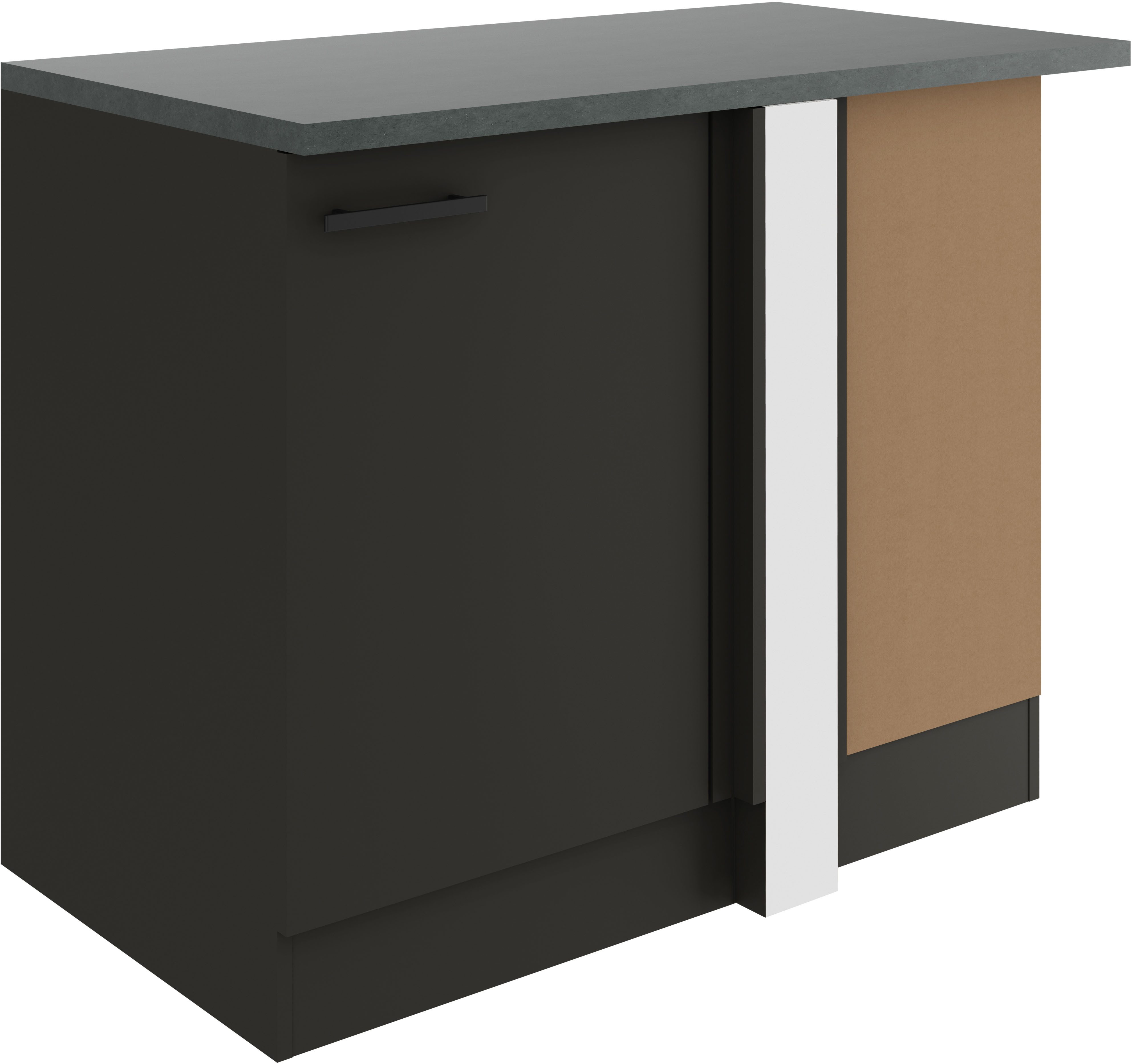 OPTIFIT Hoekonderkast Palma Breedte 100 cm, voor verdere inrichting met een vaatwasser onderkasten grijs