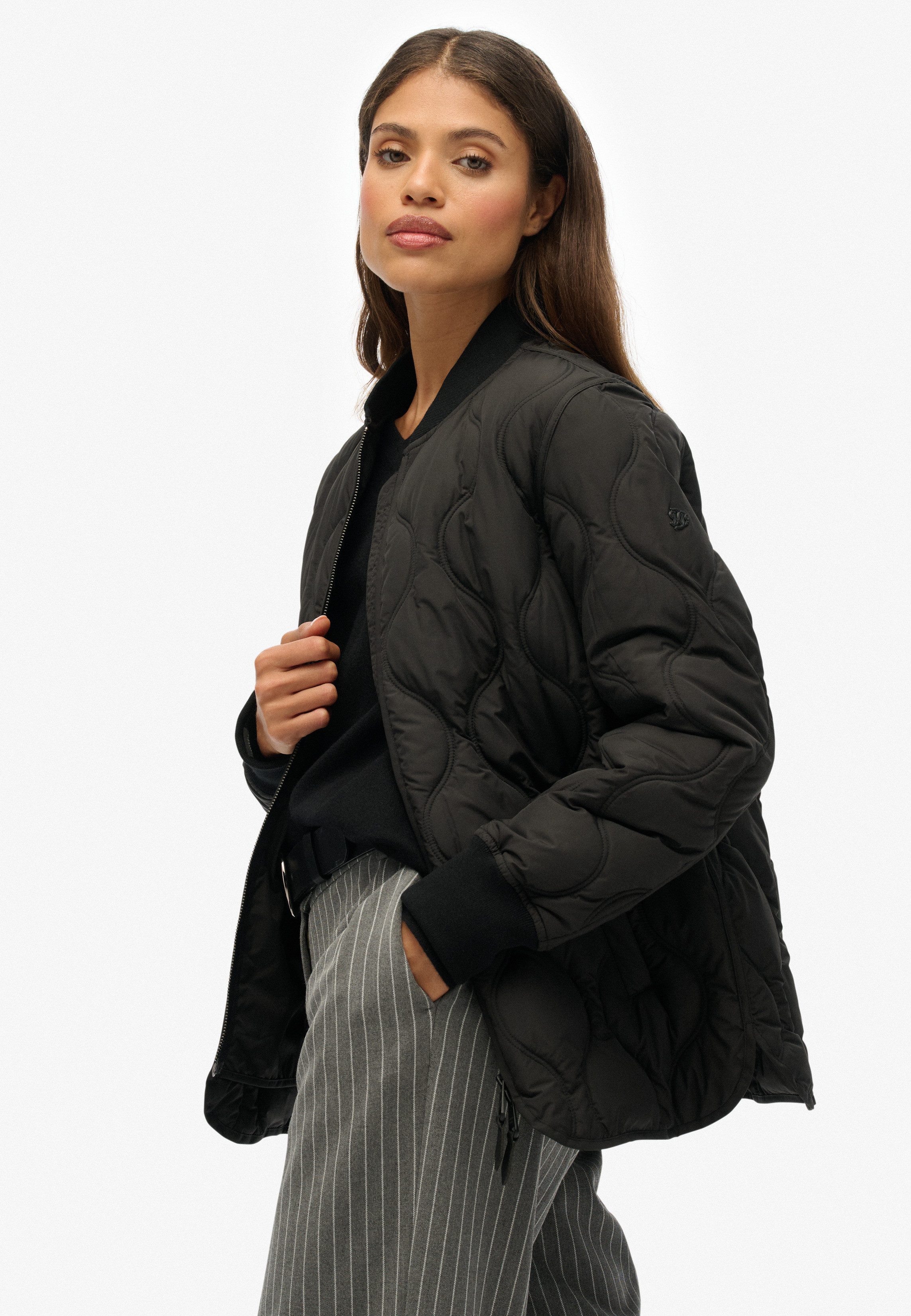 Superdry Gewatteerde jas SHORT QUILTED LINER JACKET