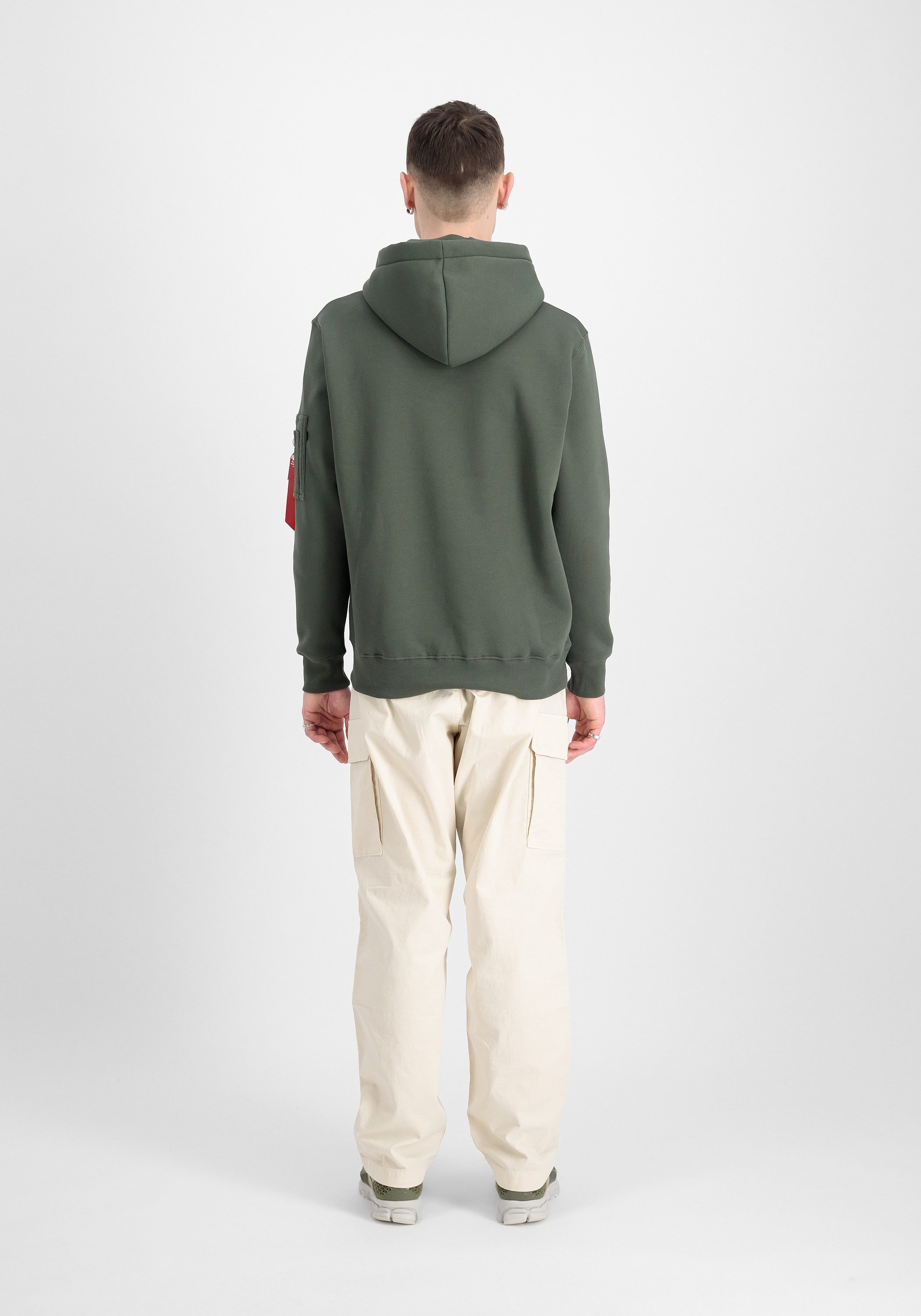 Alpha Industries Hoodie Men Hoodies Alpha Puff Print Hoodie