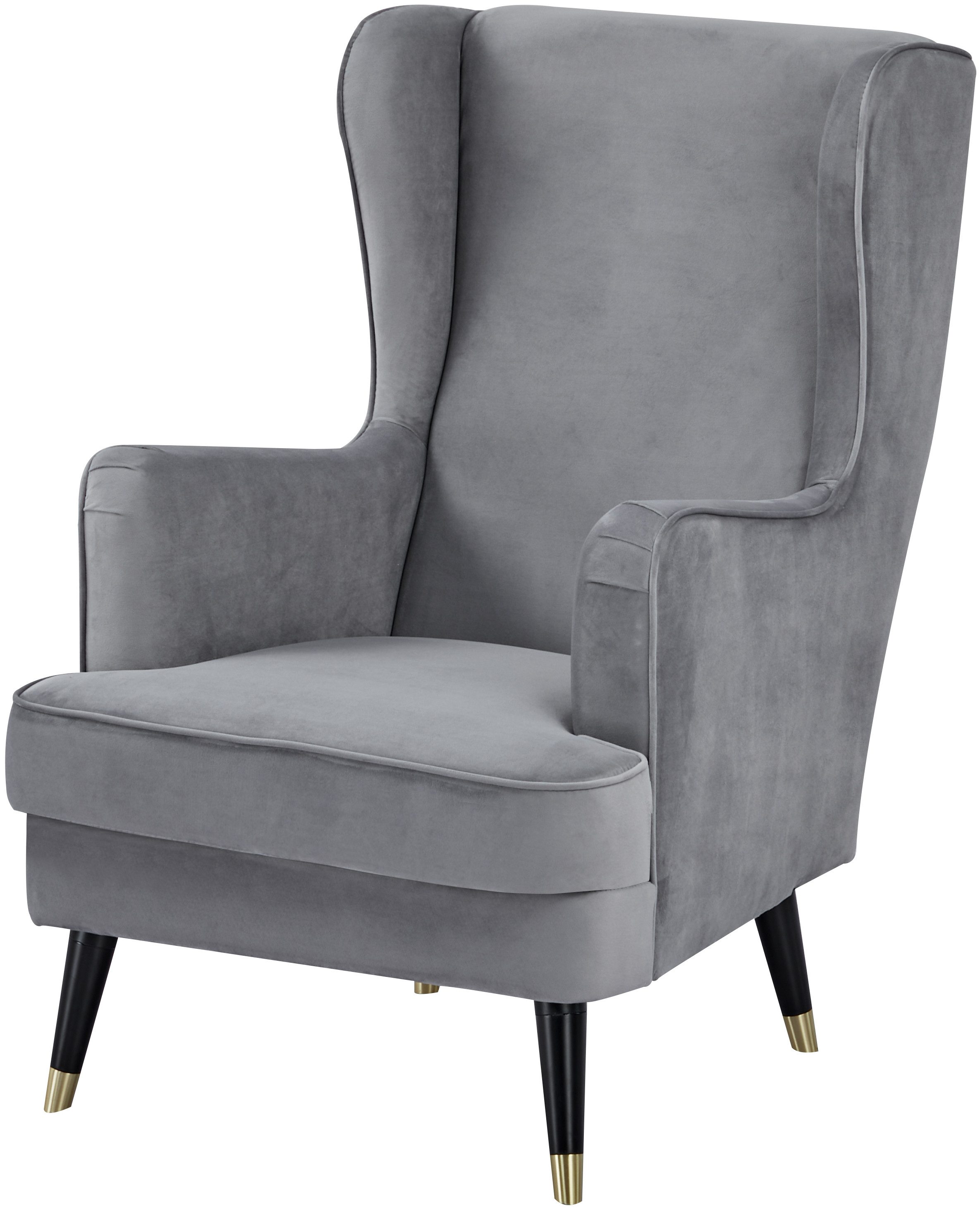 Home affaire Oorfauteuil ZILLER, TV-stoel, vrij in de ruimte te plaatsen, in cord en fluweel