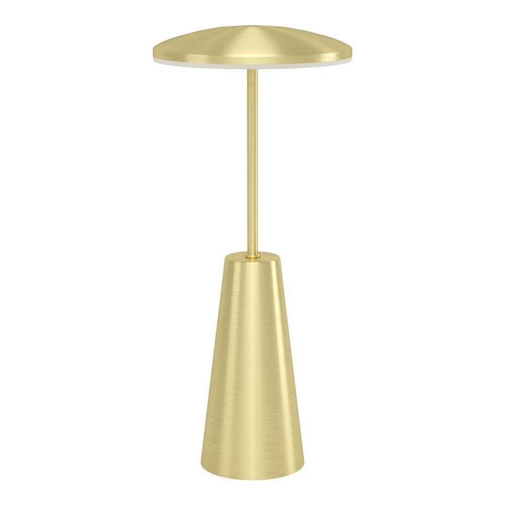 EGLO Tafellamp Piccola dimmbare nachttafellamp, metaal in messing, lamp voor balkon, ip54 (1 stuk)
