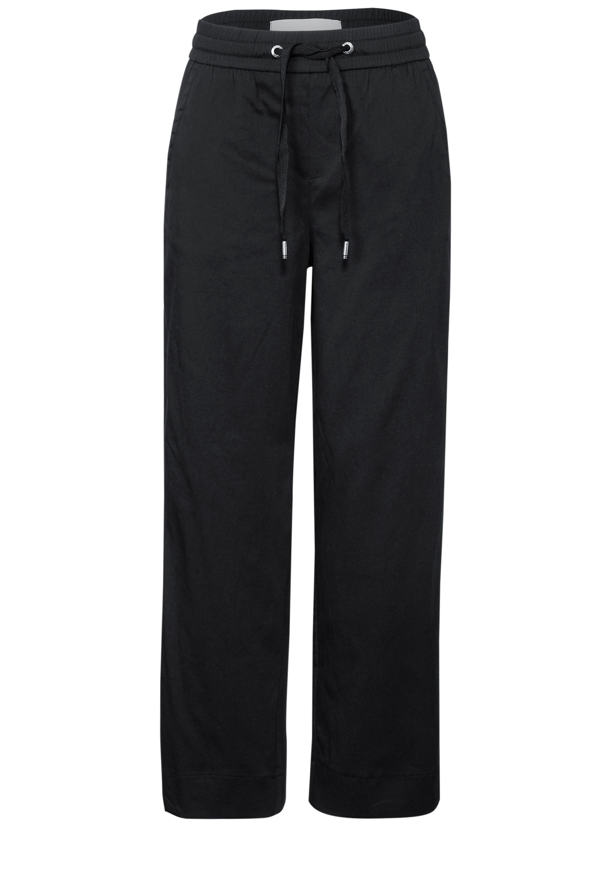 STREET ONE Stoffen broek met elastische taille