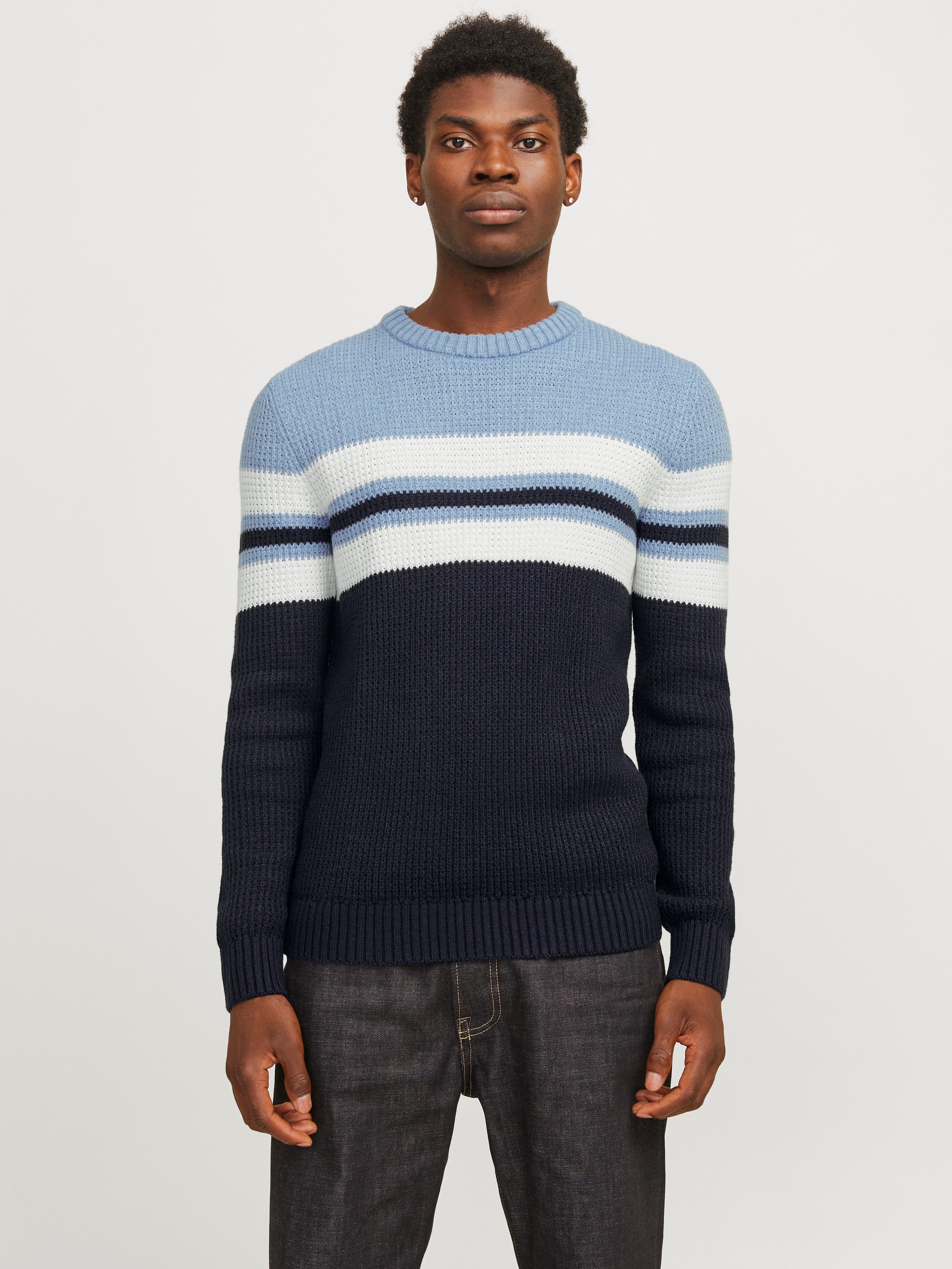 Jack & Jones Trui met ronde hals JJSANDER KNIT CREW NECK