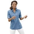 casual looks jeansblouse blauw