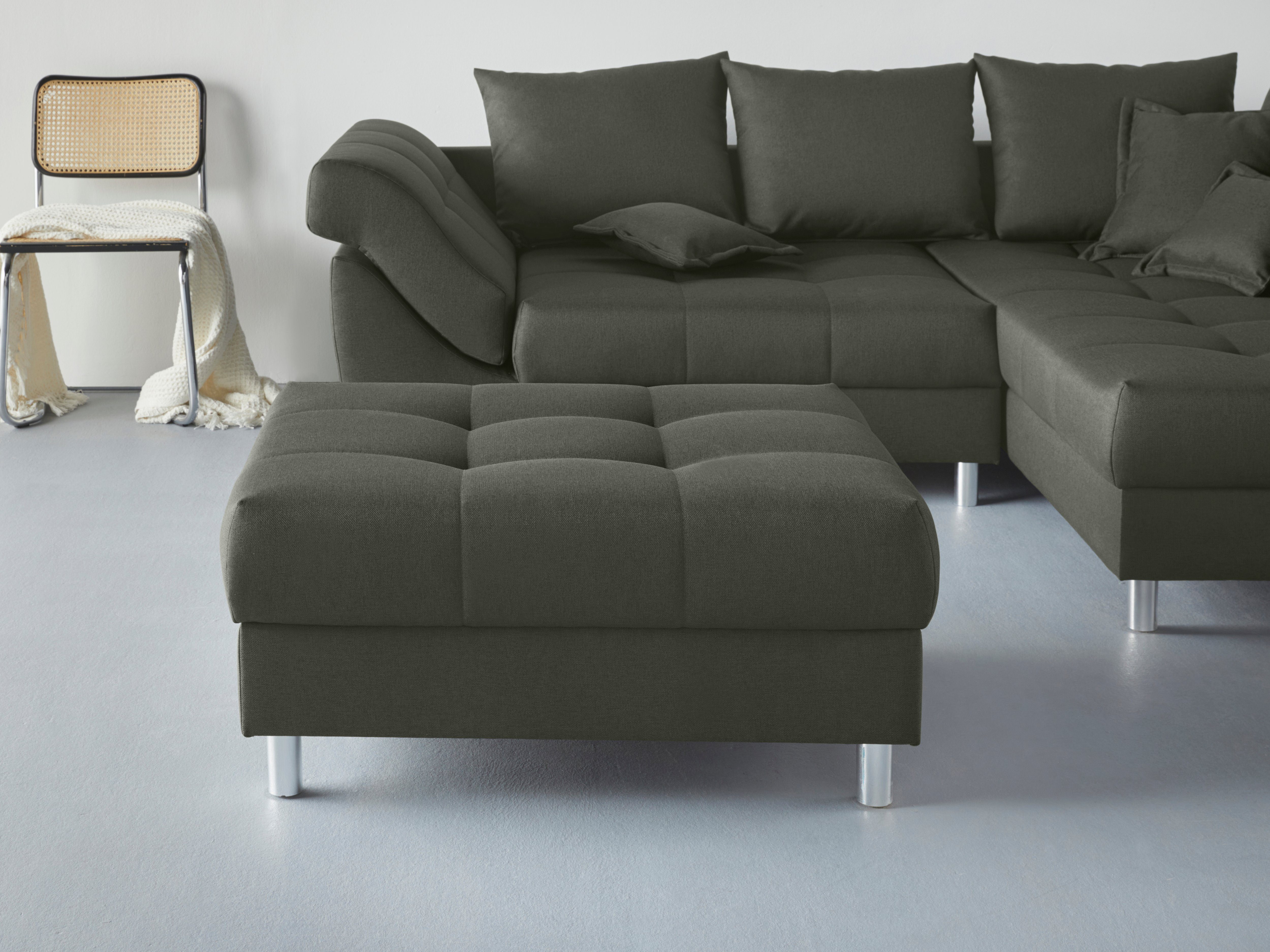 COLLECTION AB Hocker Joseli met comfortabele binnenvering