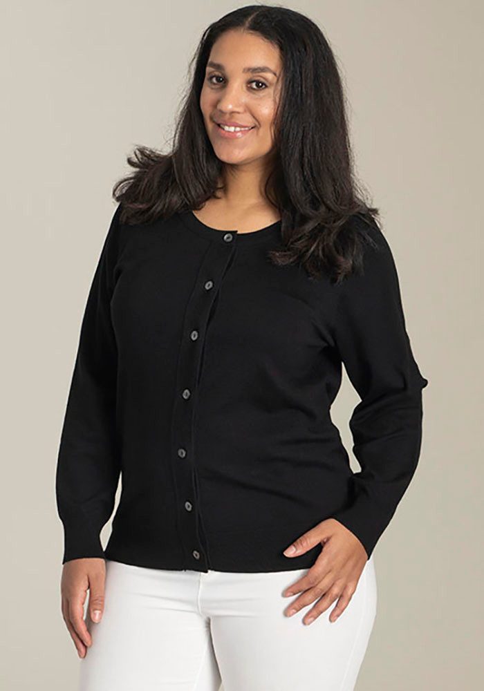 SANDGAARD Vest met knoopsluiting en in korte vorm