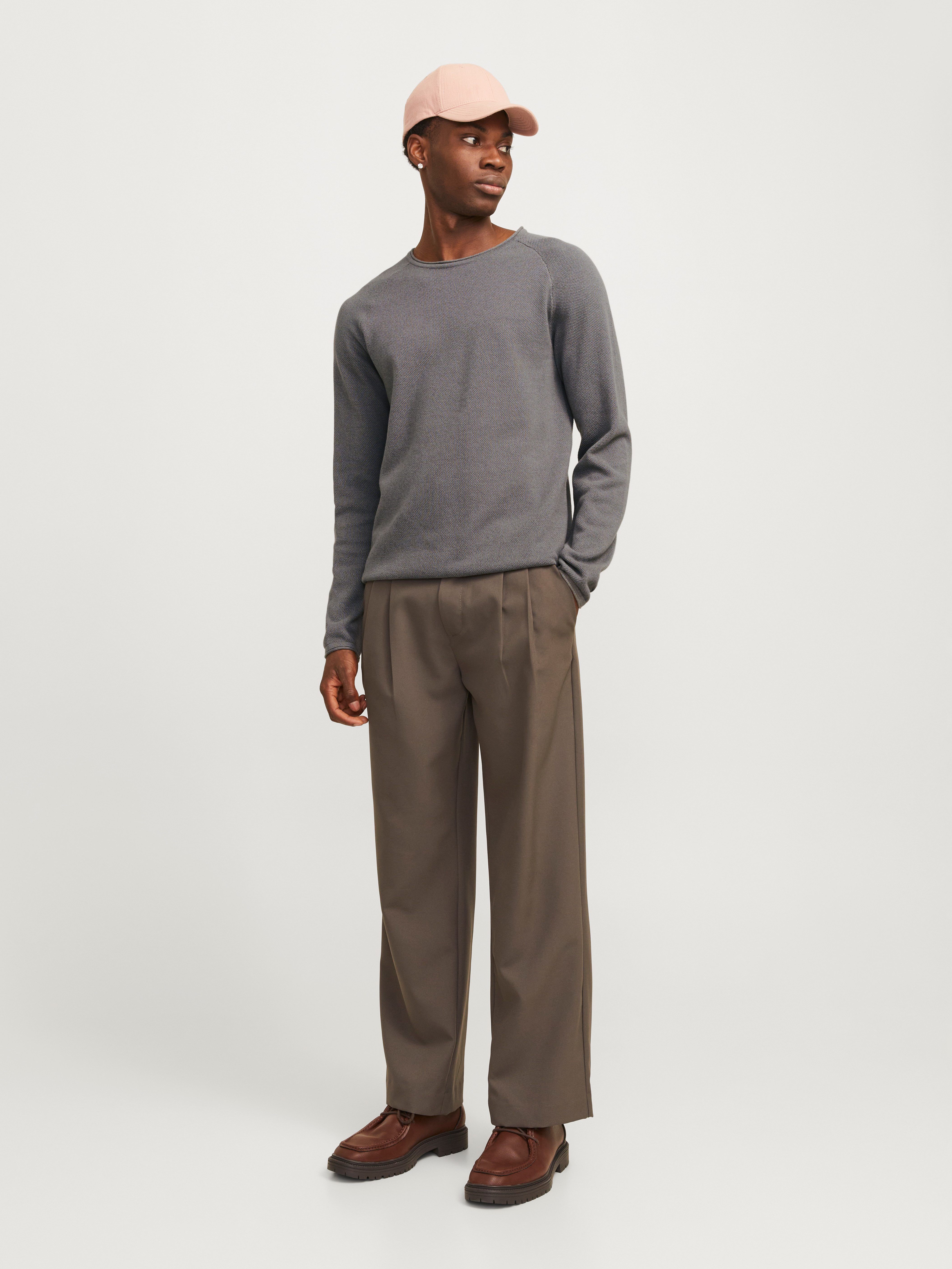 Jack & Jones Trui met ronde hals JJEHILL KNIT CREW NECK NOOS