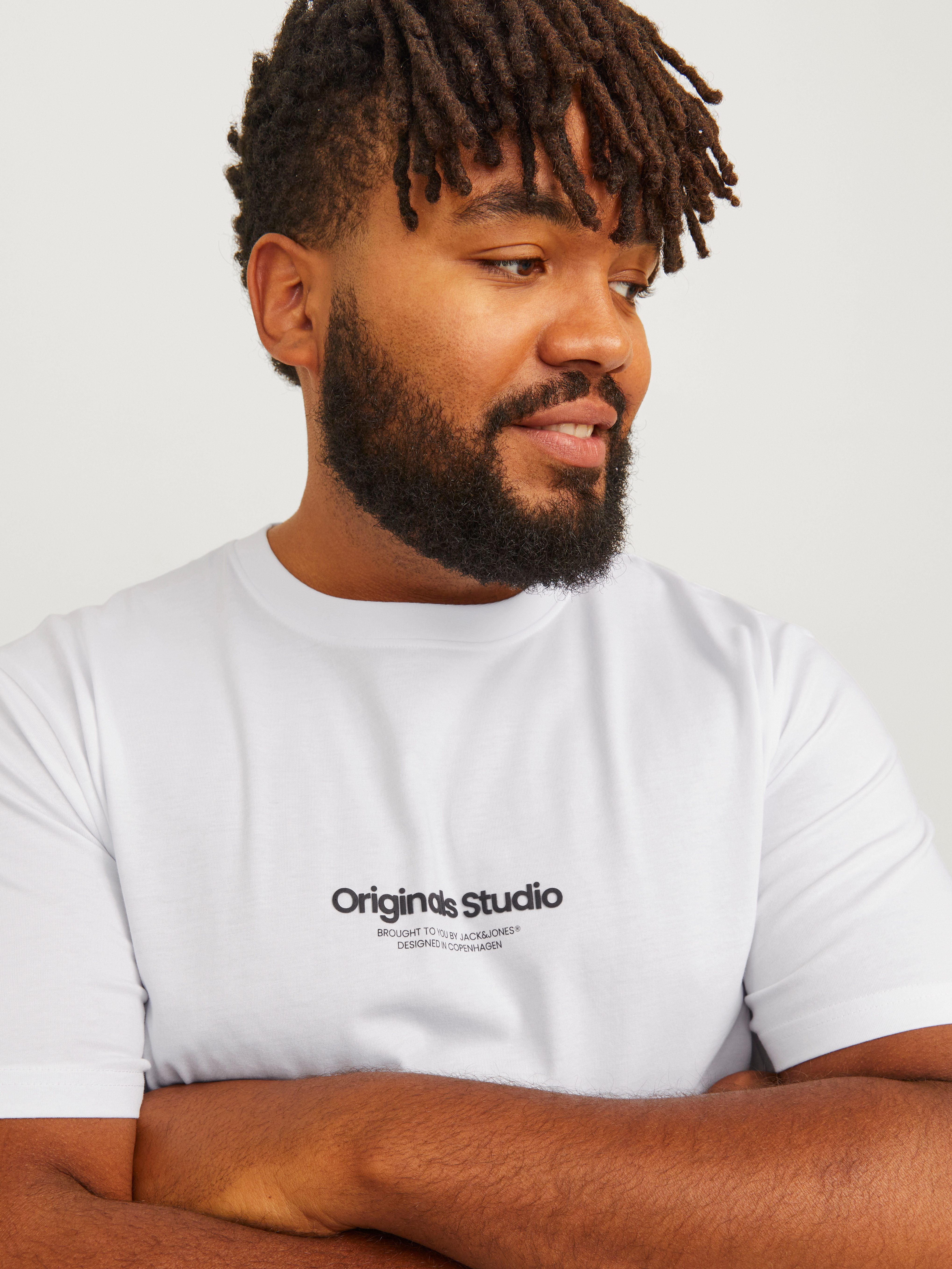 Jack & Jones PlusSize Shirt met korte mouwen JORVESTERBRO TEE SS CREW NECK NOOS PLS