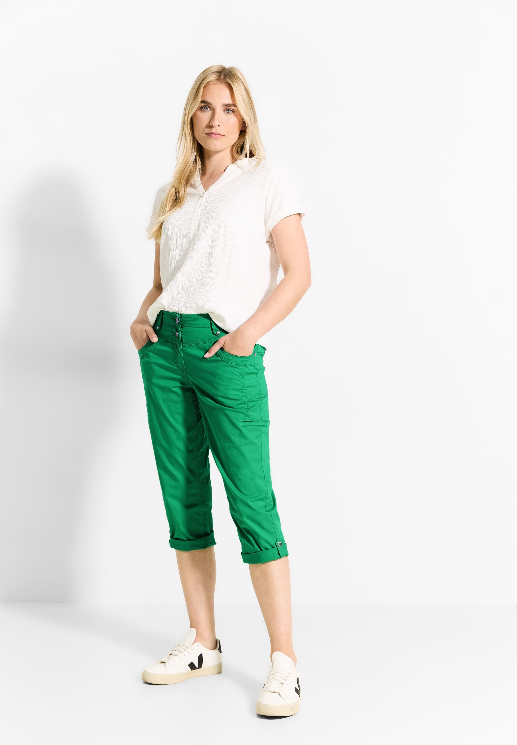 Cecil 3/4 broek Stijl New York in cargo-optiek