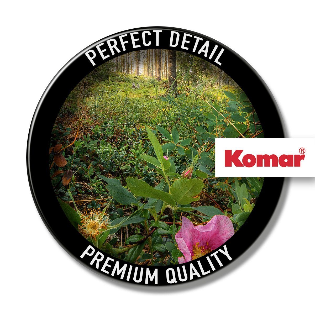 Komar Artprint op linnen Charmante Bossen - Afmeting 60 x 40 cm (1 stuk)