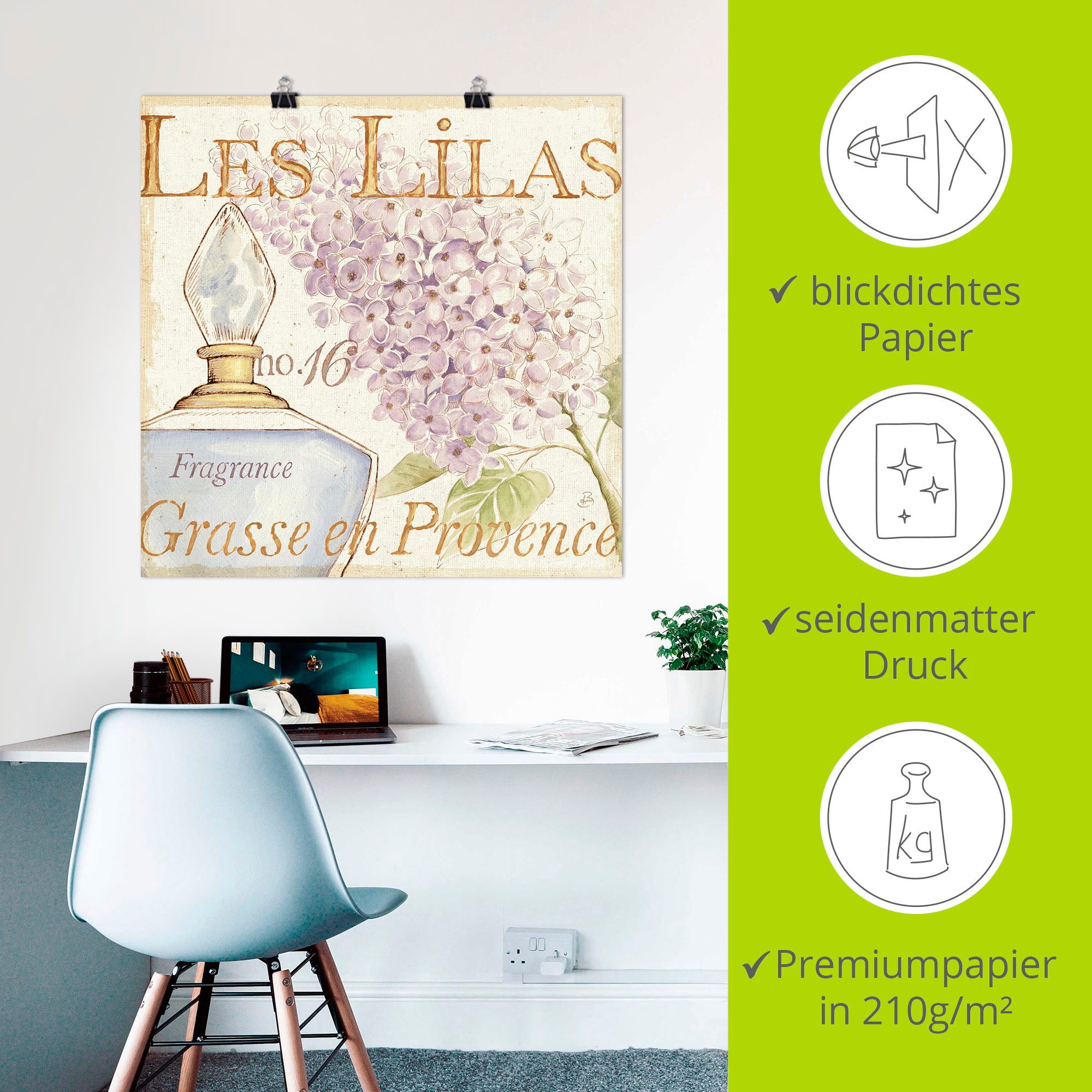 Artland Artprint Bloemen en parfum IV als poster, muursticker in verschillende maten