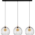 britop lighting hanglamp coop decoratieve lamp van metaal, bijpassende lm e27 - exclusief, made in europe (1 stuk) zwart