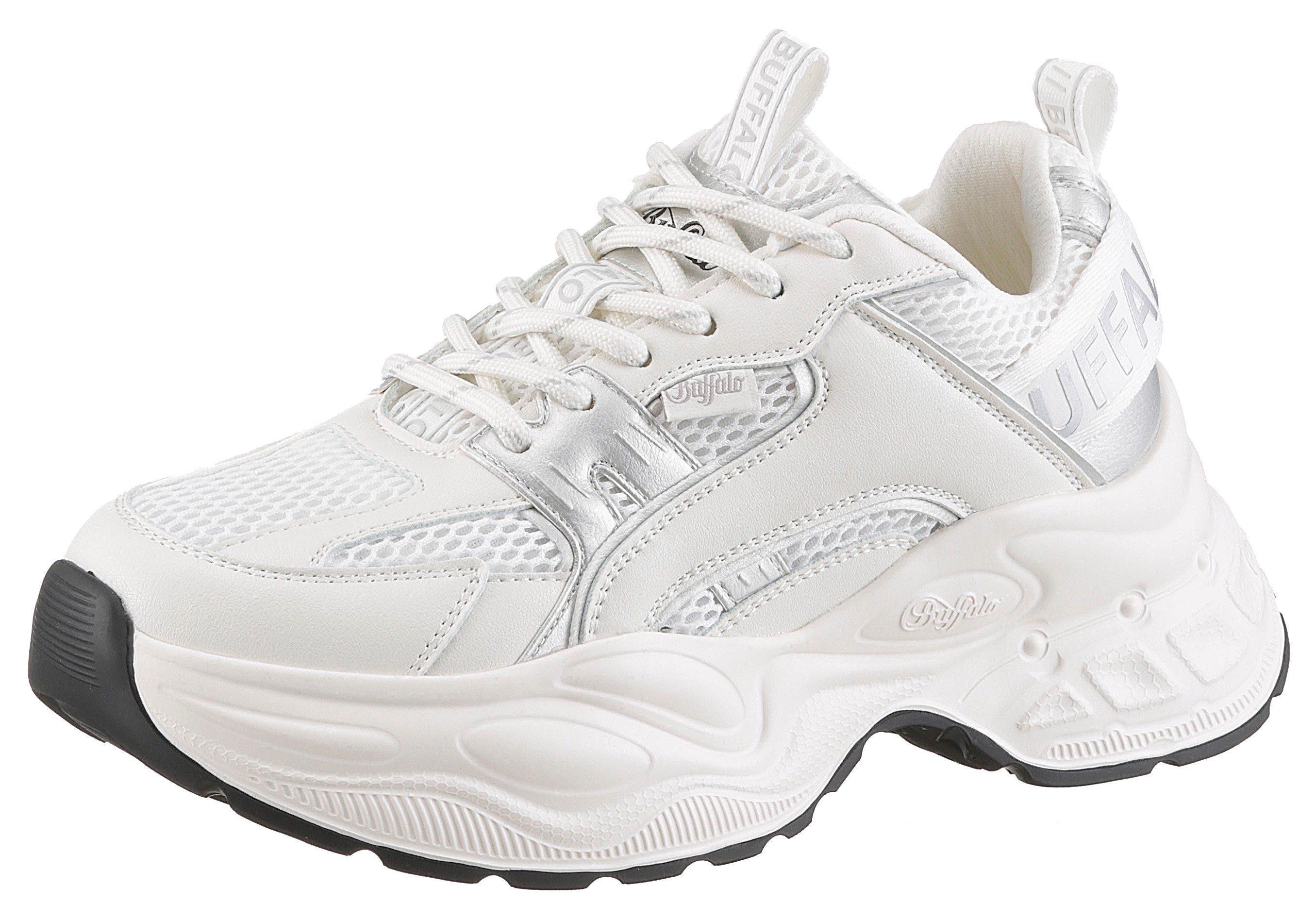 Buffalo Plateausneakers PARA , chunky sneaker, veterschoen, vrijetijdsschoen, memory foam binnenzool