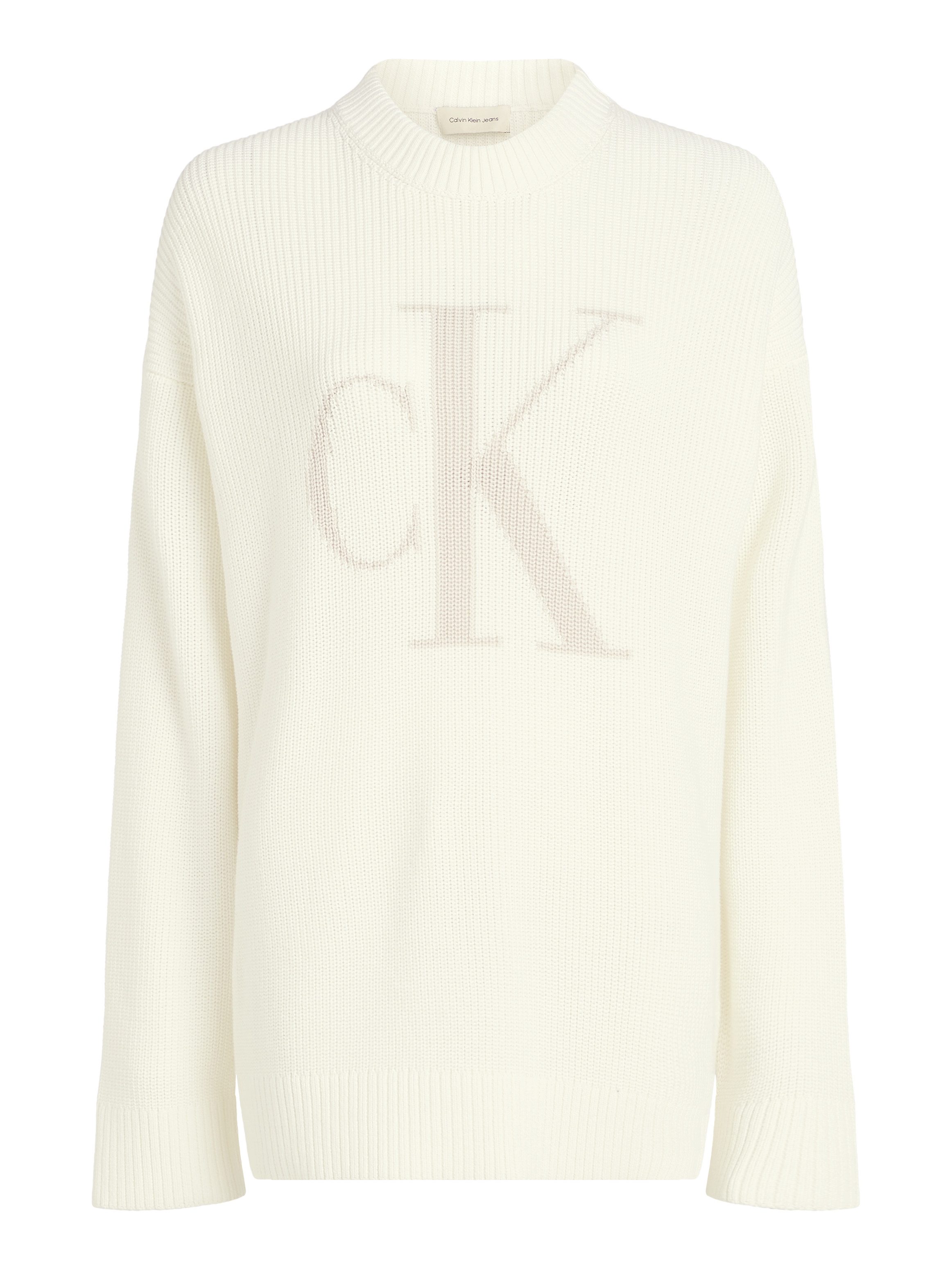 Calvin Klein Gebreide trui CK INTARSIA HIGH NECK SWEATER