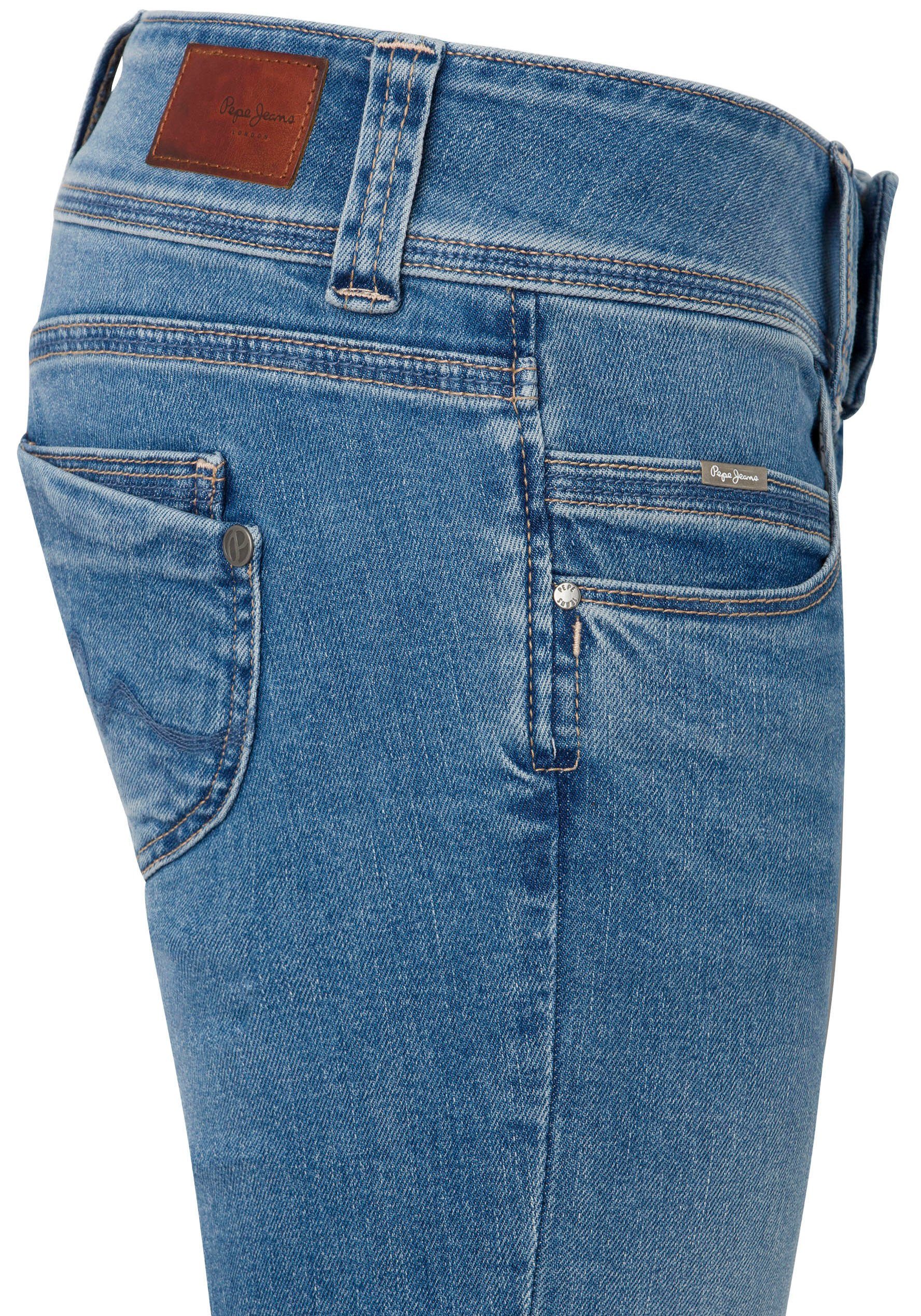 Pepe Jeans Slim fit jeans Shorts SLIM CROP LW