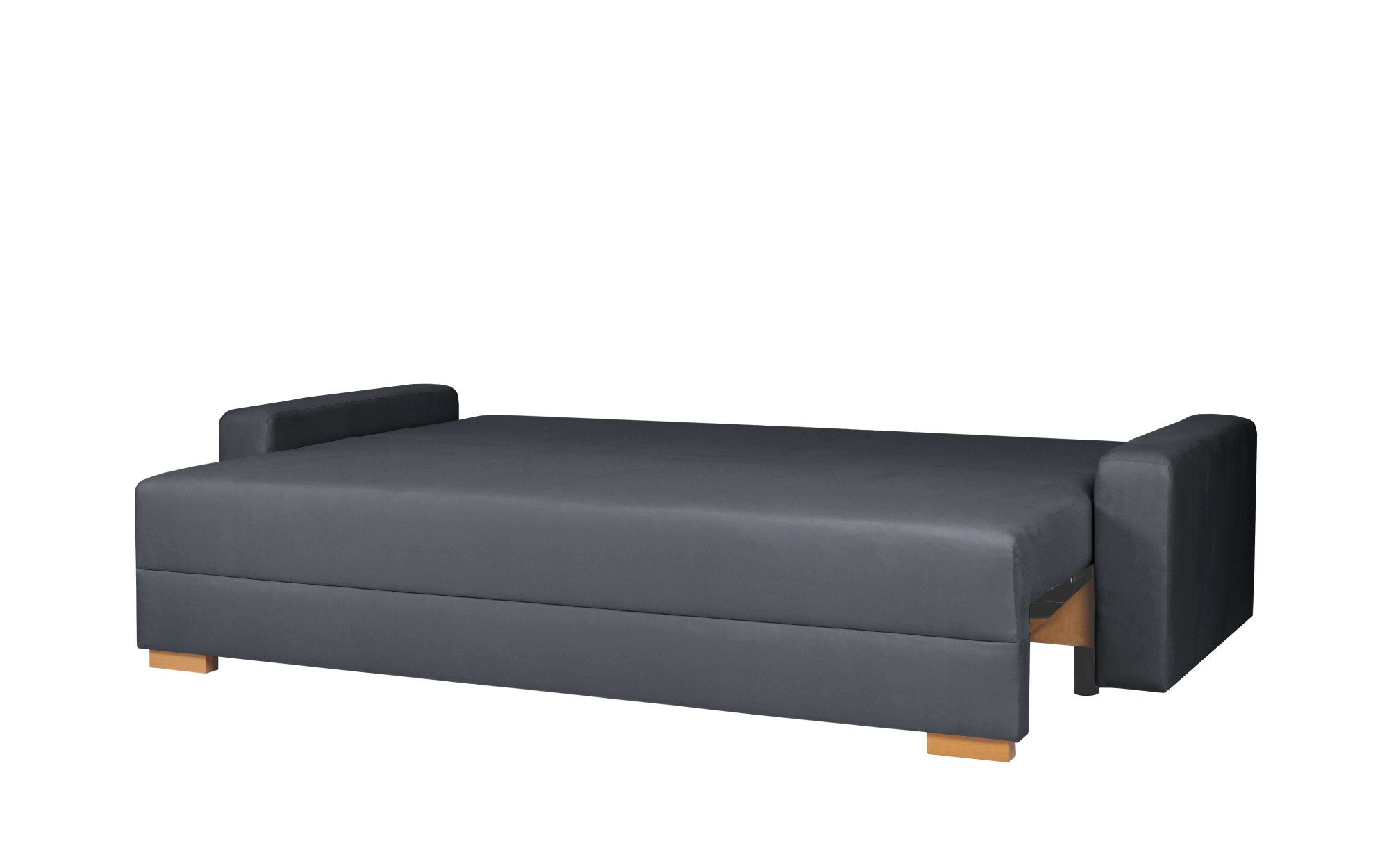 INOSIGN 3-zitsbank SHERIDIAN slaapbank met bedlade, in fijncord en velvet met golvende ondervering, moderne bekleding, b/h/d 225/94/80