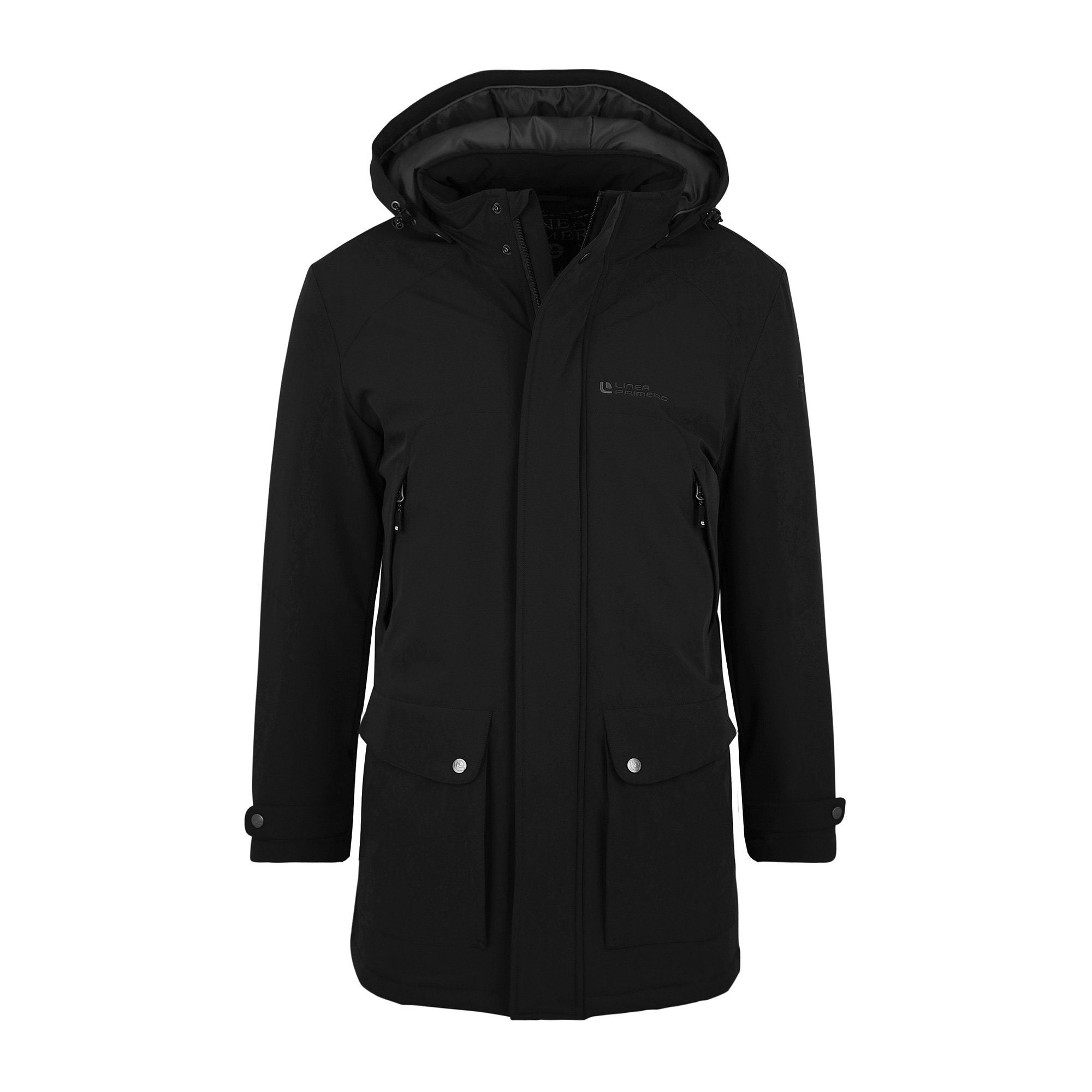 LPO Functionele parka DIAMOND PEAK MEN met afneembare capuchon heren wandelen & outdoor maat M zwart