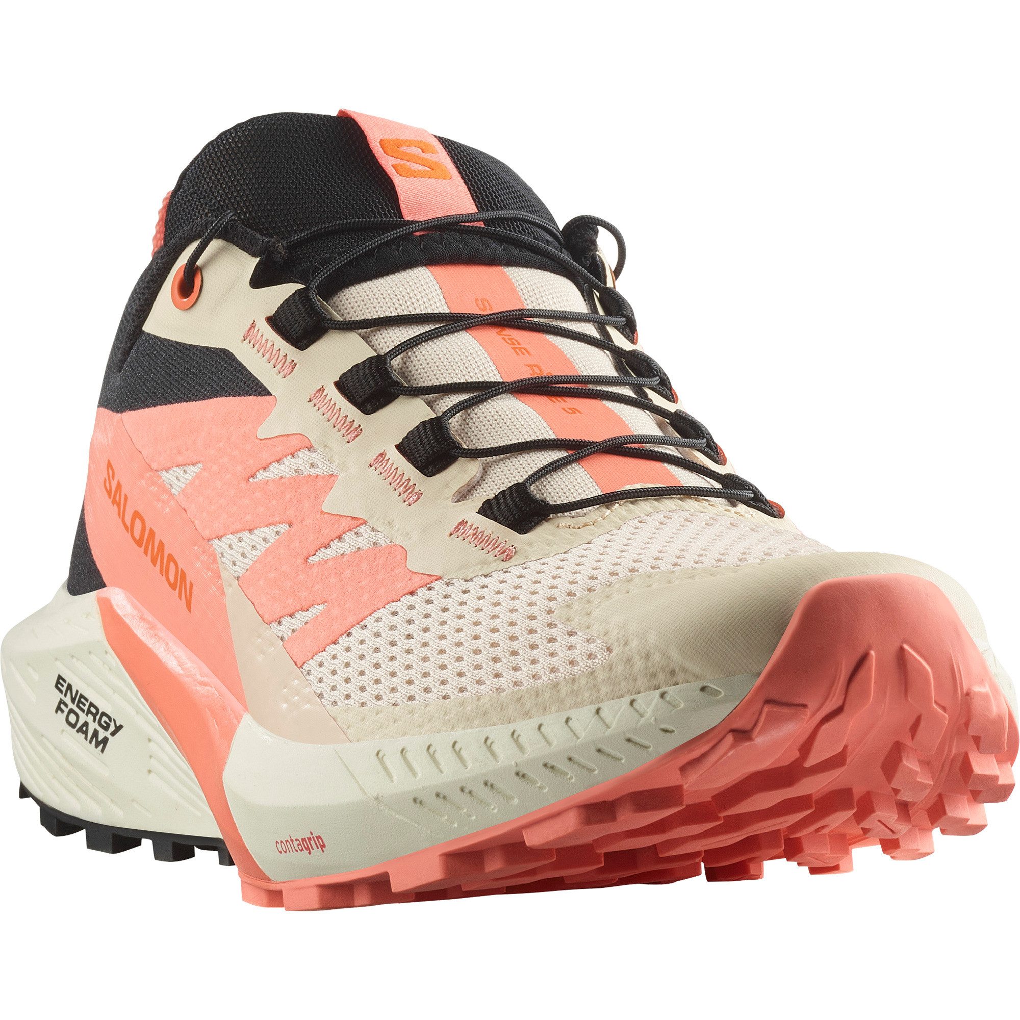 Salomon Trailrunningschoenen SENSE RIDE 5 W dames hardloopschoenen maat 40 beige